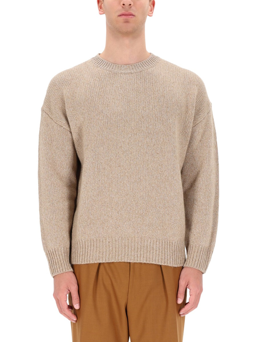 BOSS CAMEL Luxurious Cashmere Blend Sweatshirt