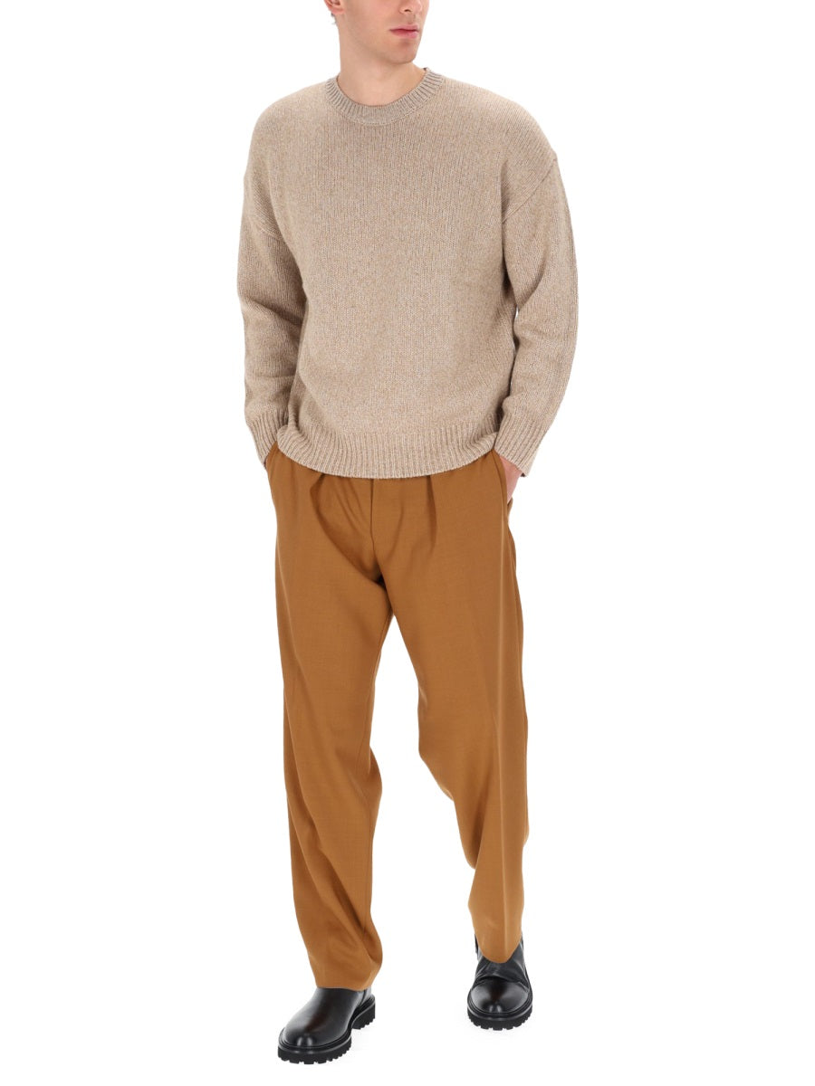 BOSS CAMEL Luxurious Cashmere Blend Sweatshirt