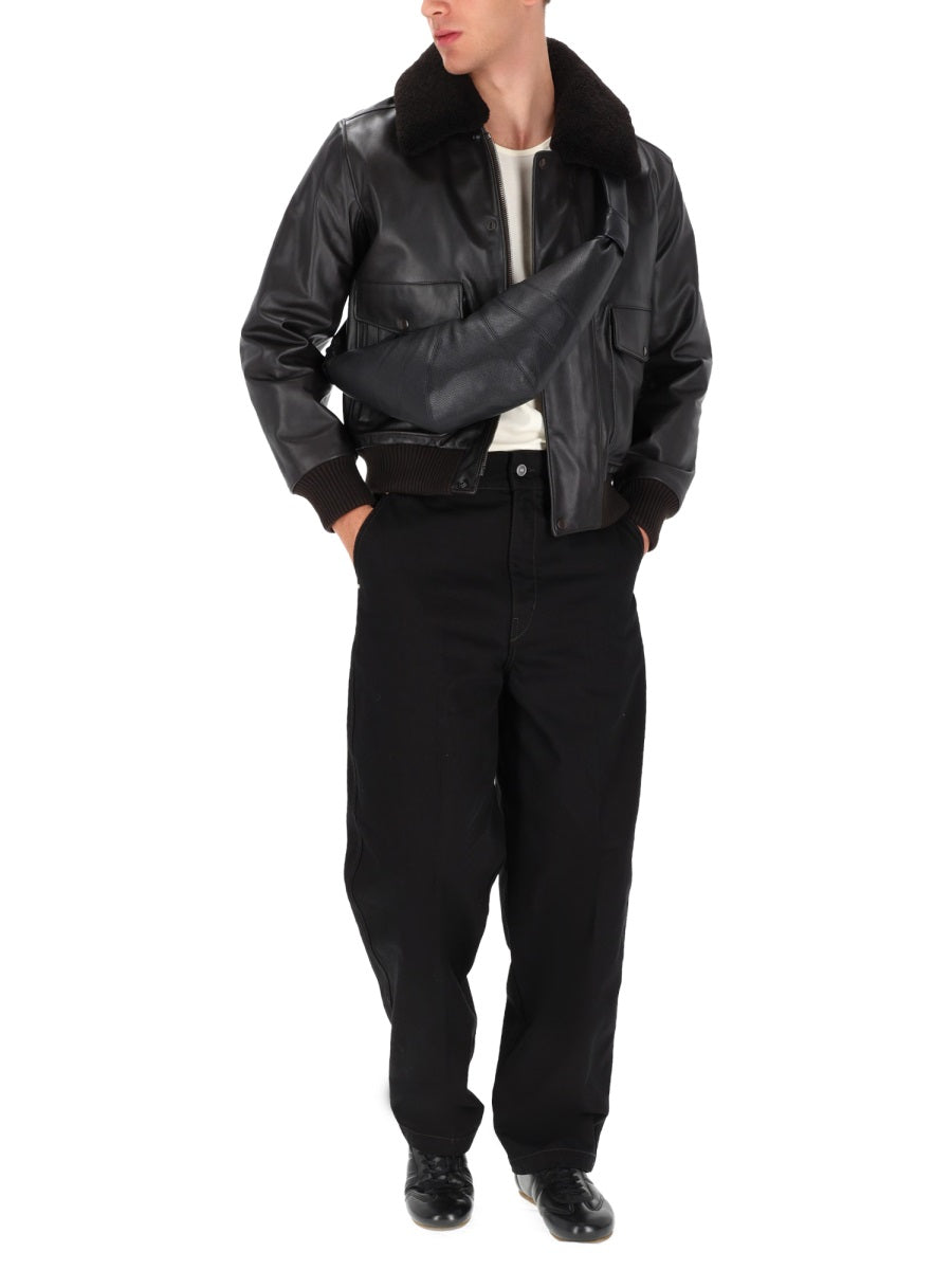 LEMAIRE Men's Leather Jacket