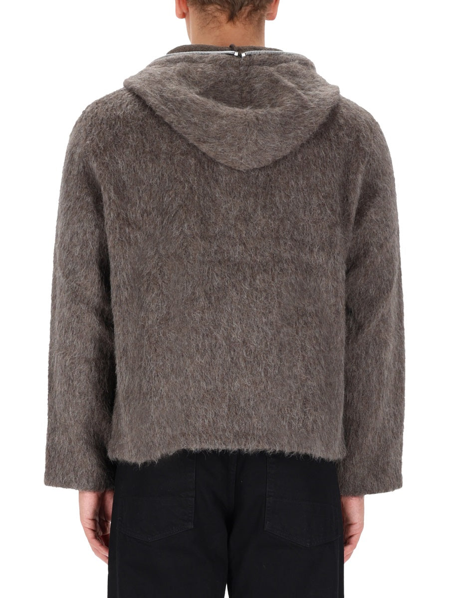 OUR LEGACY Fuzzy Textured Sweatshirt for Men