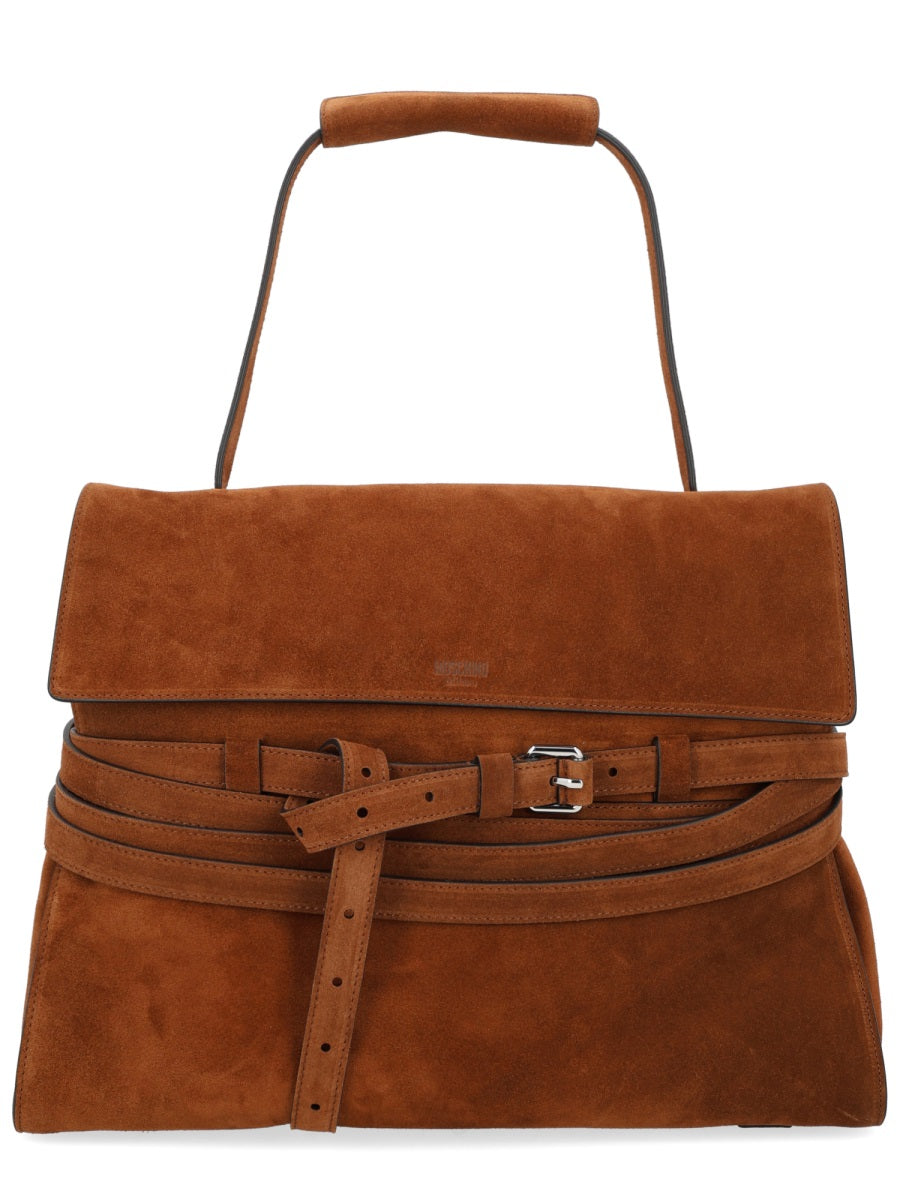 MOSCHINO Elegant Leather Mini Shoulder Bag