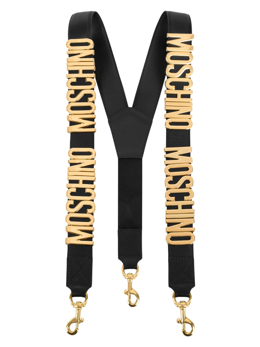 MOSCHINO Sophisticated Leather Belt for Women - FW25 Collection