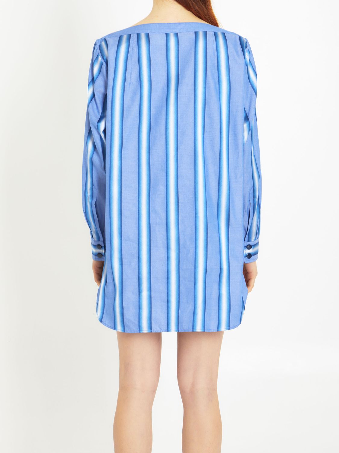 ETRO Chic Striped Mini Shirt Dress