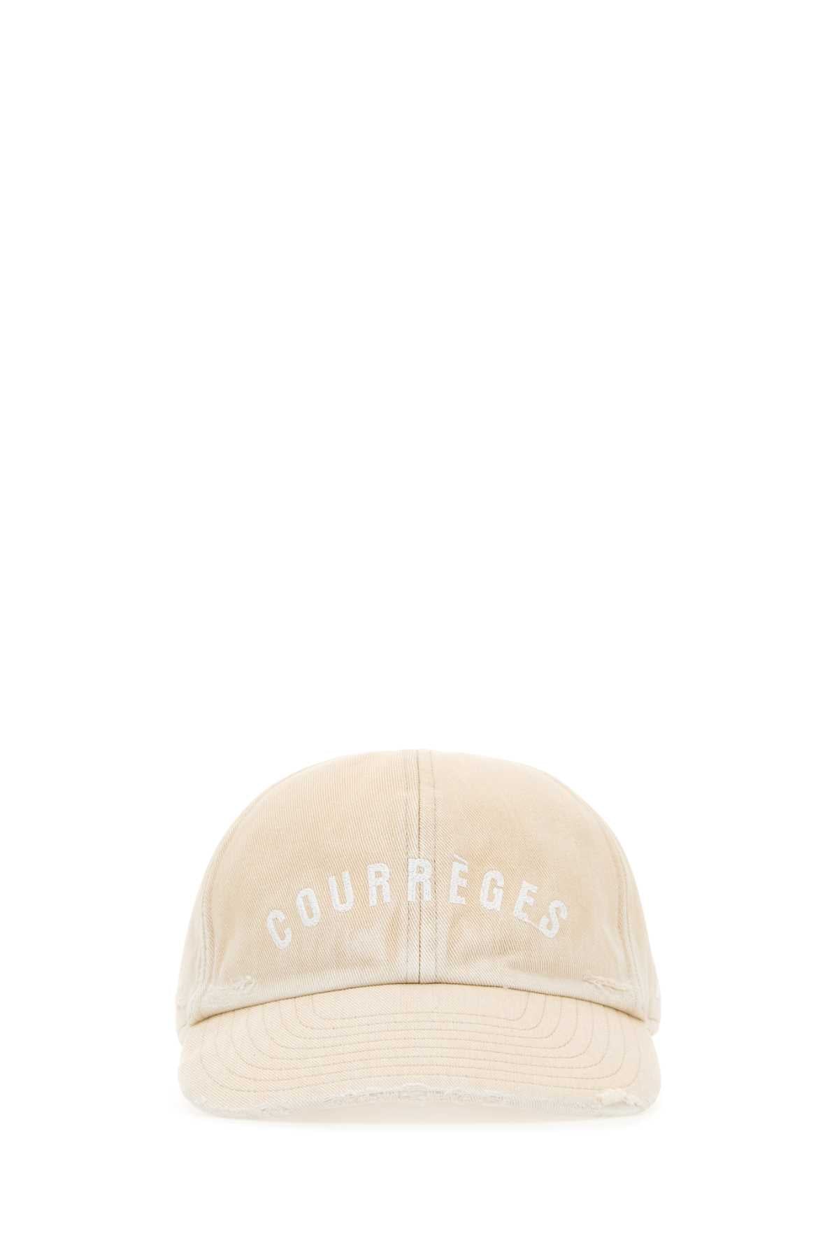 COURREGÈS Cotton Baseball Cap for Women - SS24