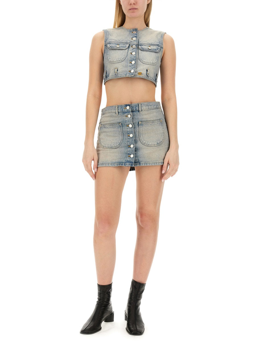 COURREGÈS Cropped Mini Top