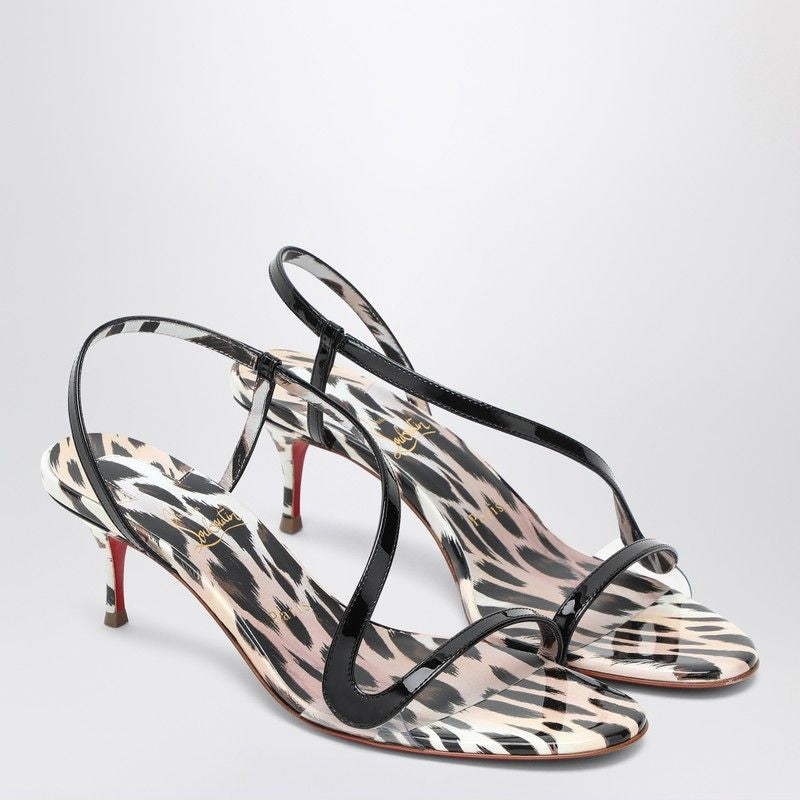 CHRISTIAN LOUBOUTIN Rosalie Patent Leather Stiletto Sandals