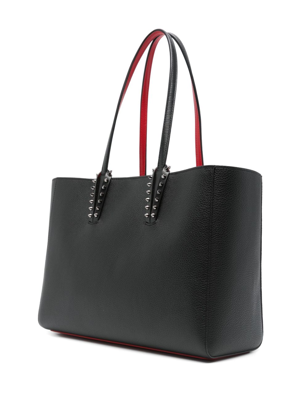 CHRISTIAN LOUBOUTIN 100% Leather Handbag with Removable Pouch and Top Handles