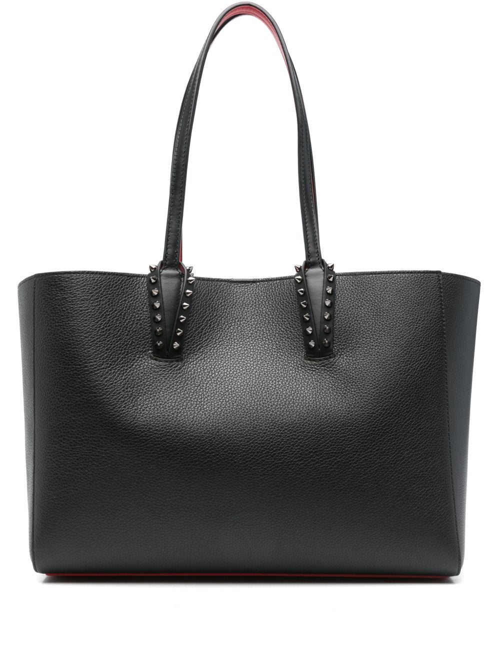 CHRISTIAN LOUBOUTIN 100% Leather Handbag with Removable Pouch and Top Handles