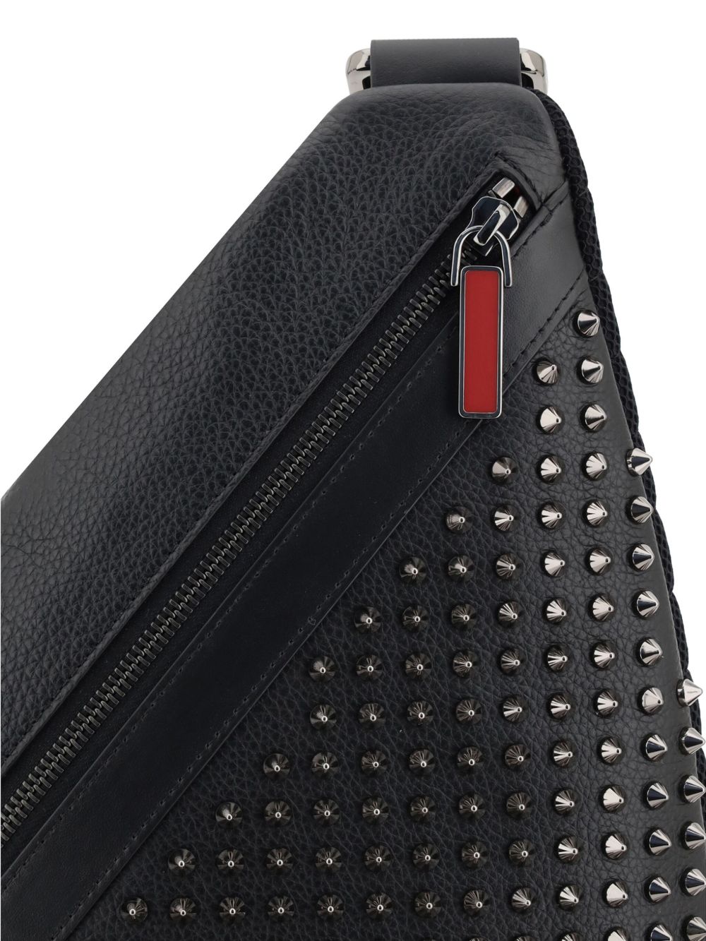 CHRISTIAN LOUBOUTIN Leather Handbag with Front Zip Fastening for Men