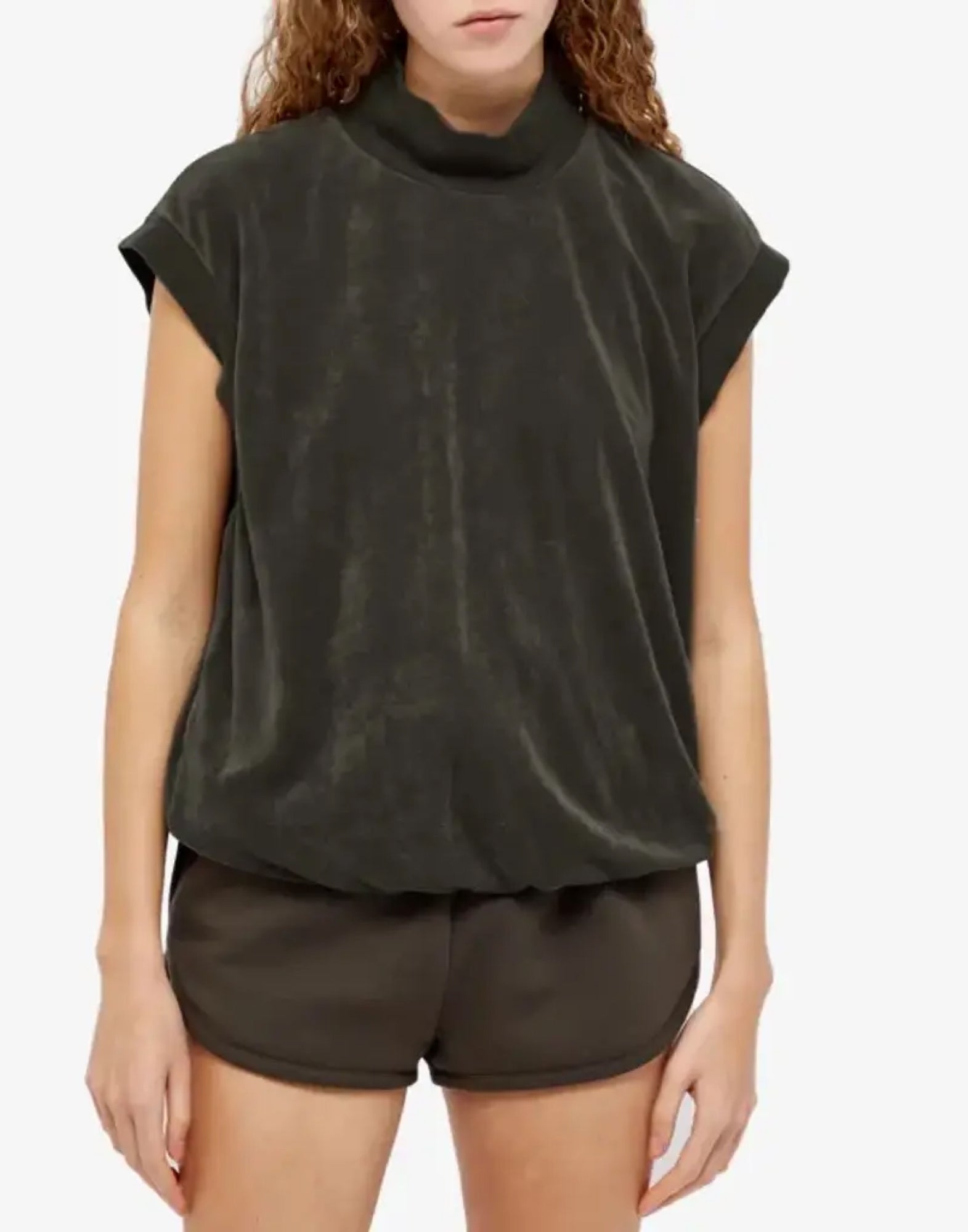 FEAR OF GOD Sleeveless Mock Neck Vest Top