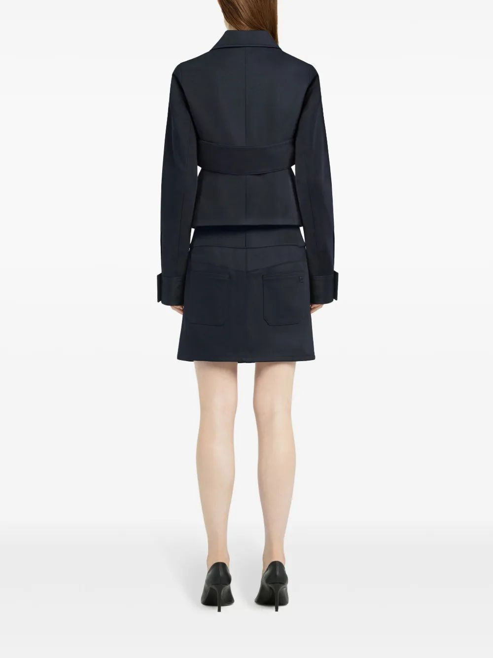 COURREGÈS Embroidered Logo Zip Jacket for Women