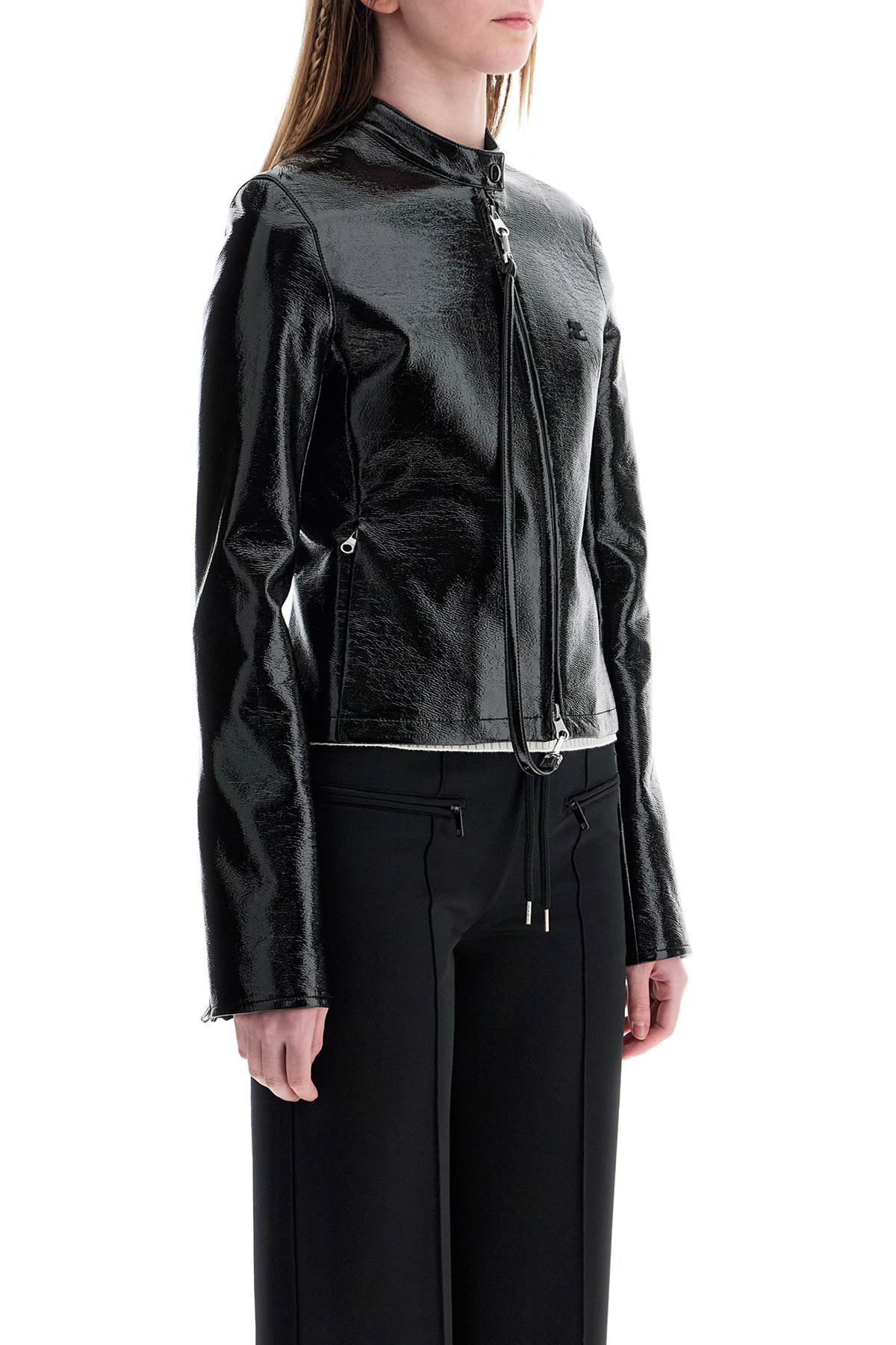 COURREGÈS Glossy Zip Jacket