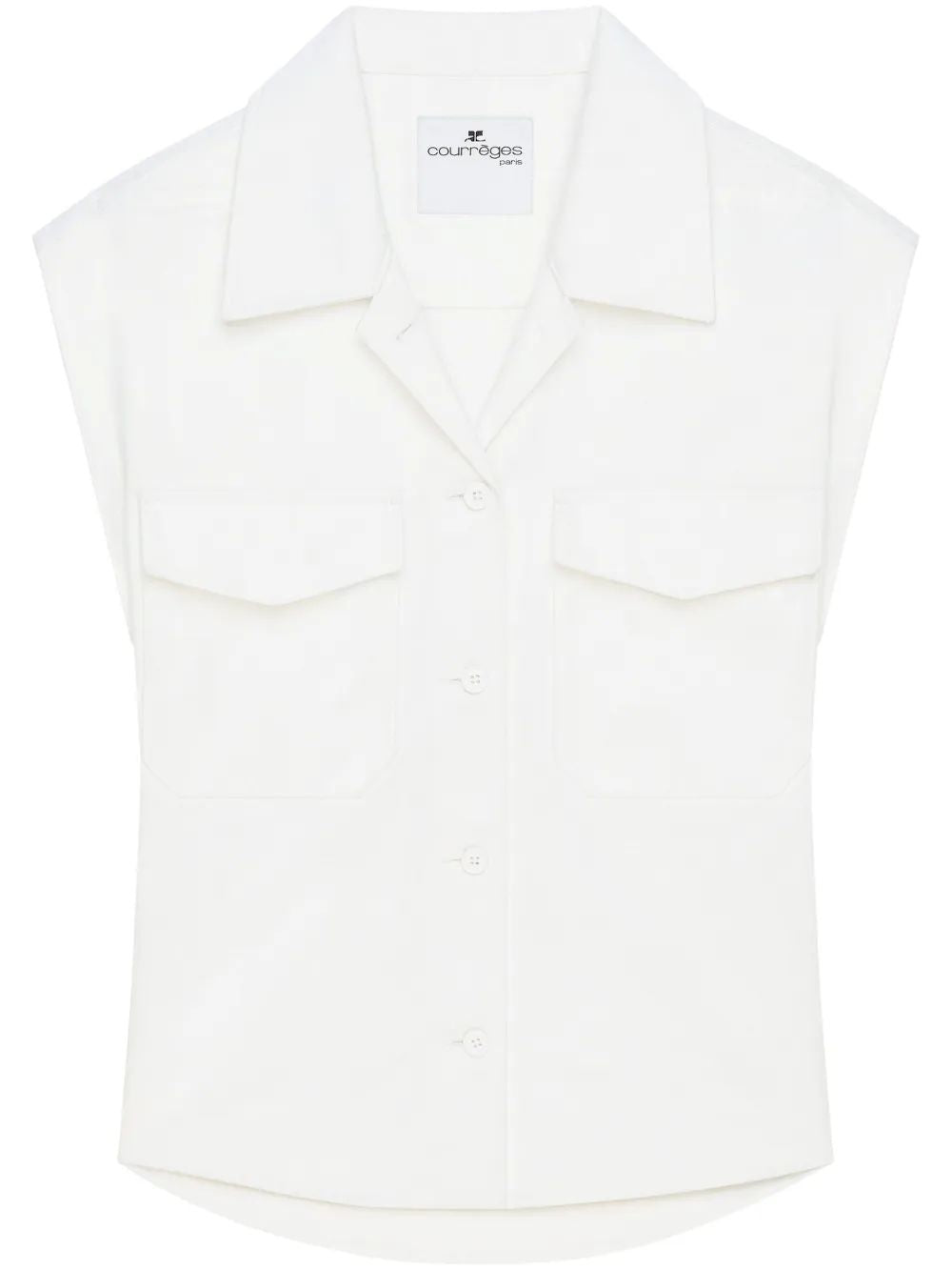 COURREGÈS Utility Vest with Pockets for Women - SS25 Collection