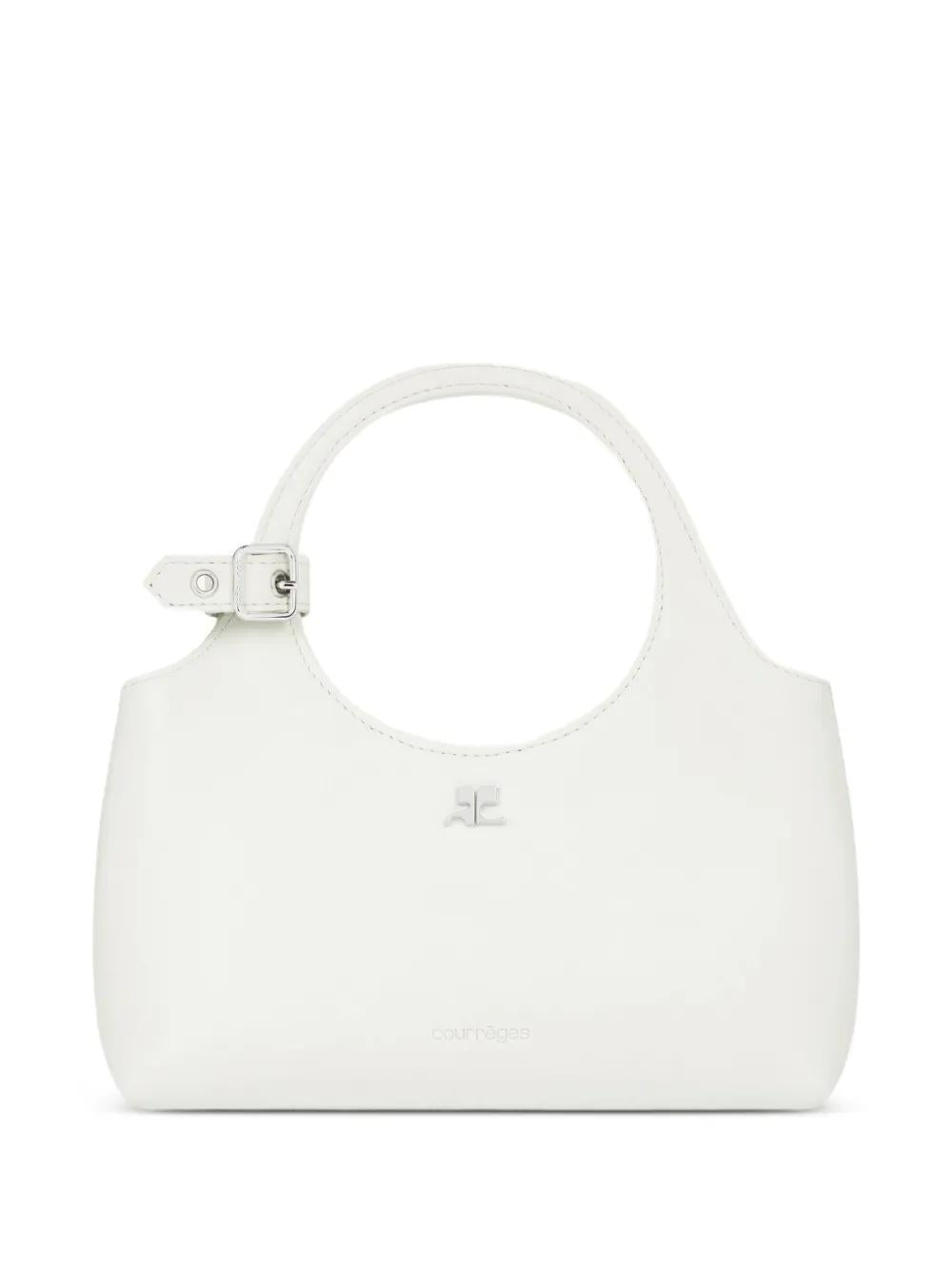 COURREGÈS Mini Leather Shoulder Handbag