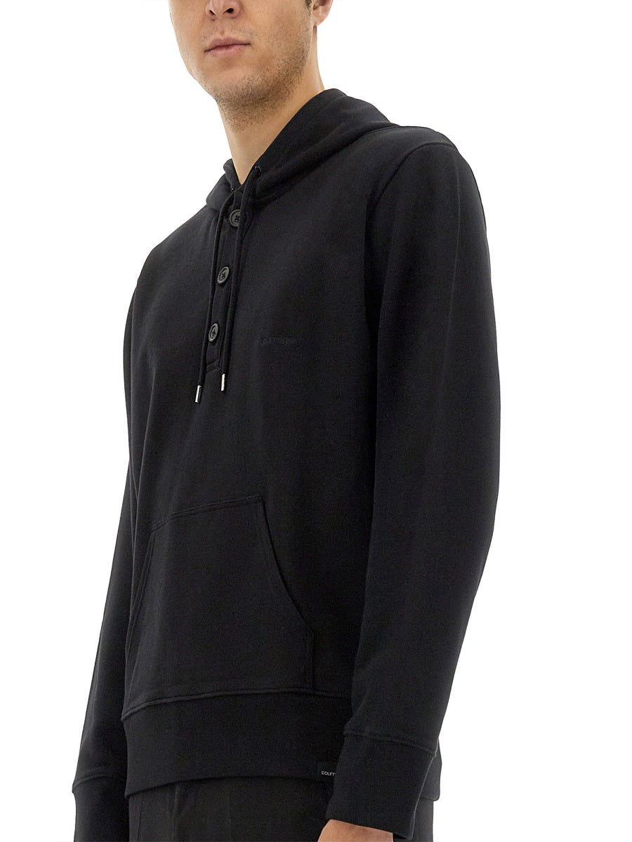COURREGÈS Cotton Hoodie for Men - Size L