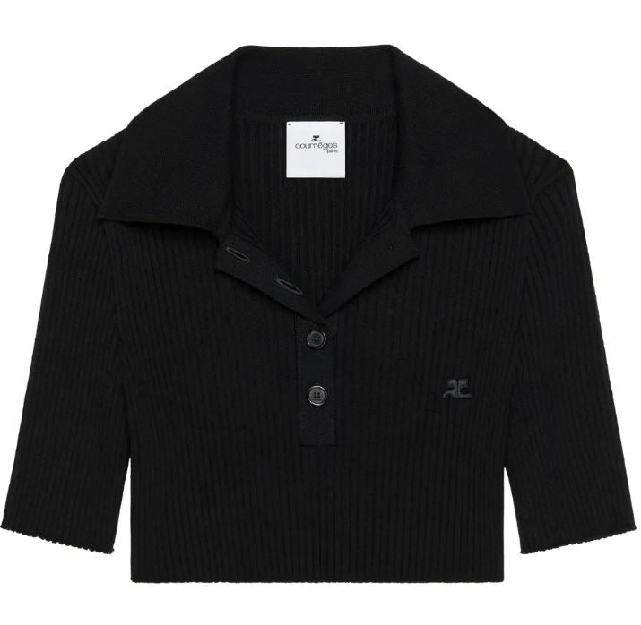 COURREGÈS Viscose Blend T-Shirt for Women - SS25 Collection