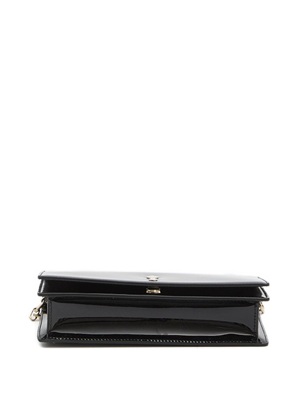 CHRISTIAN LOUBOUTIN Leather Mini Clutch with Removable Chain Strap
