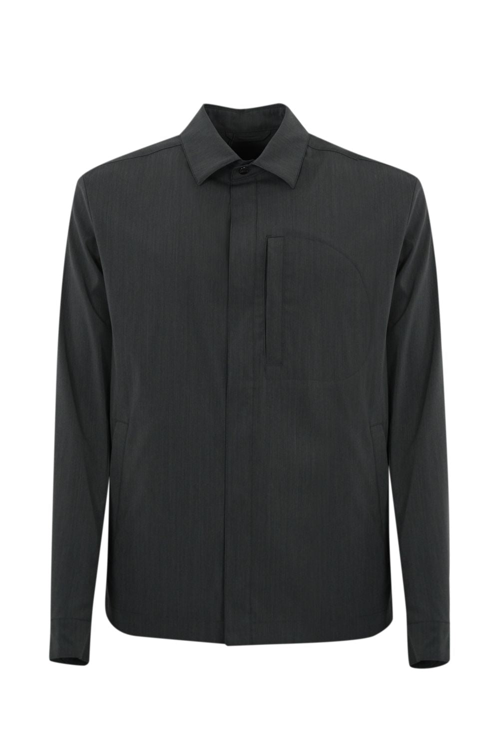 HERNO Men's Tech Woven Shirt Jacket