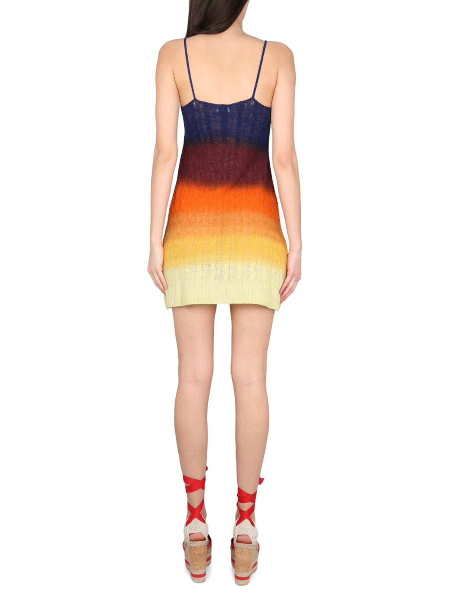 ETRO Chic Mini Dress with Thin Epaulettes
