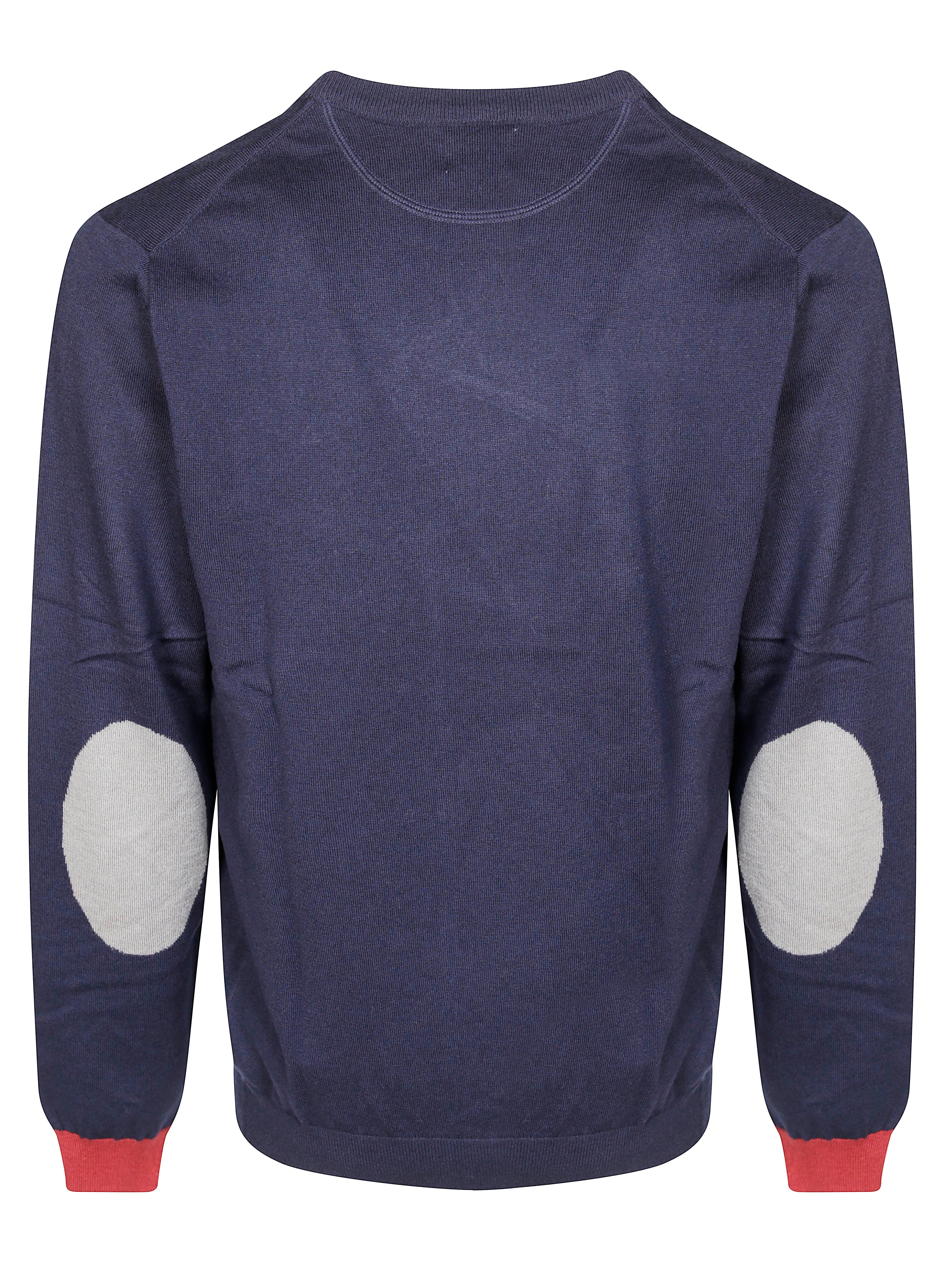 SUN 68 Layered Contrast Patch Sweater for Women