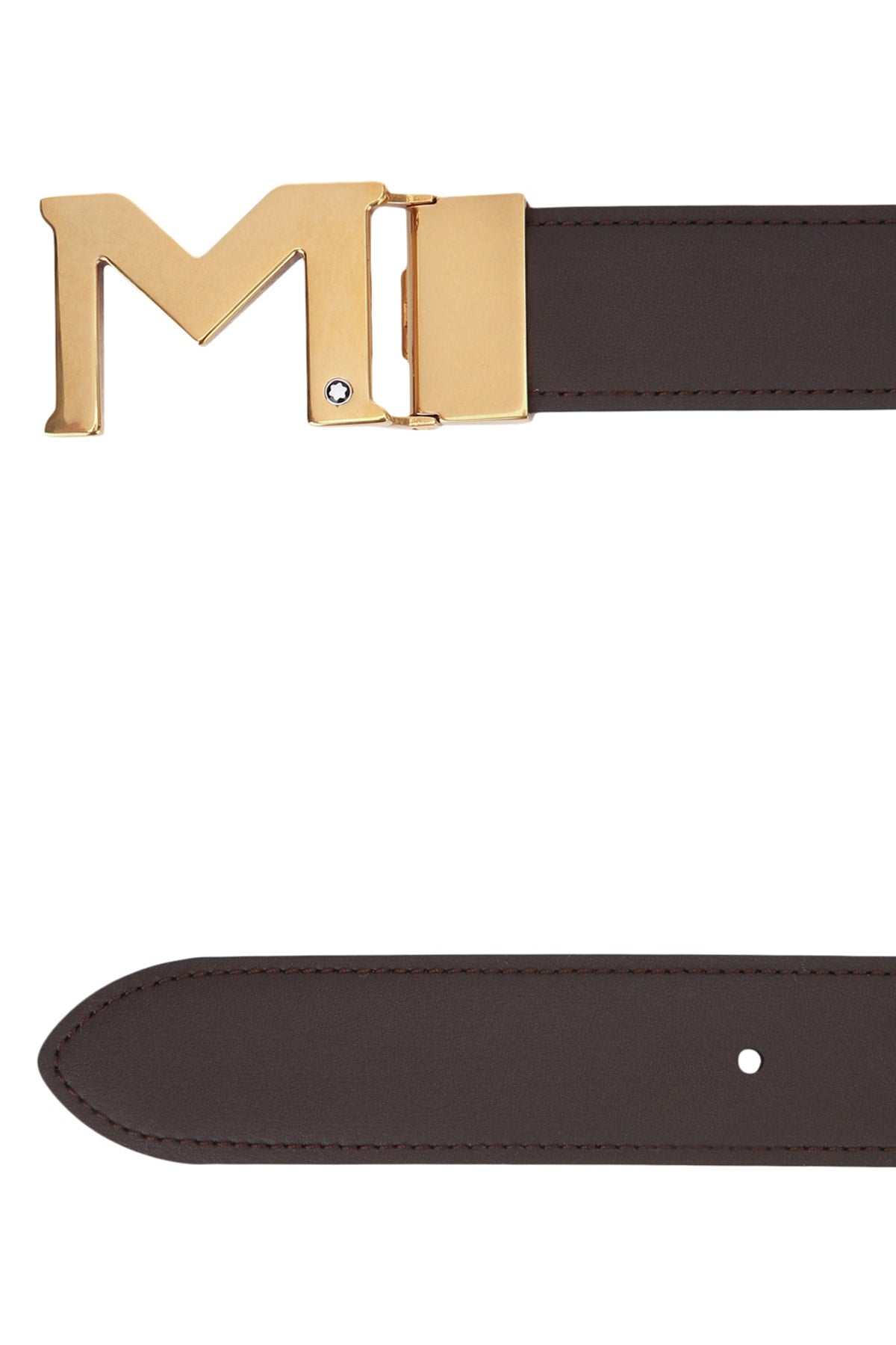 MONTBLANC Classic Men's Leather Belt - 35mm Width