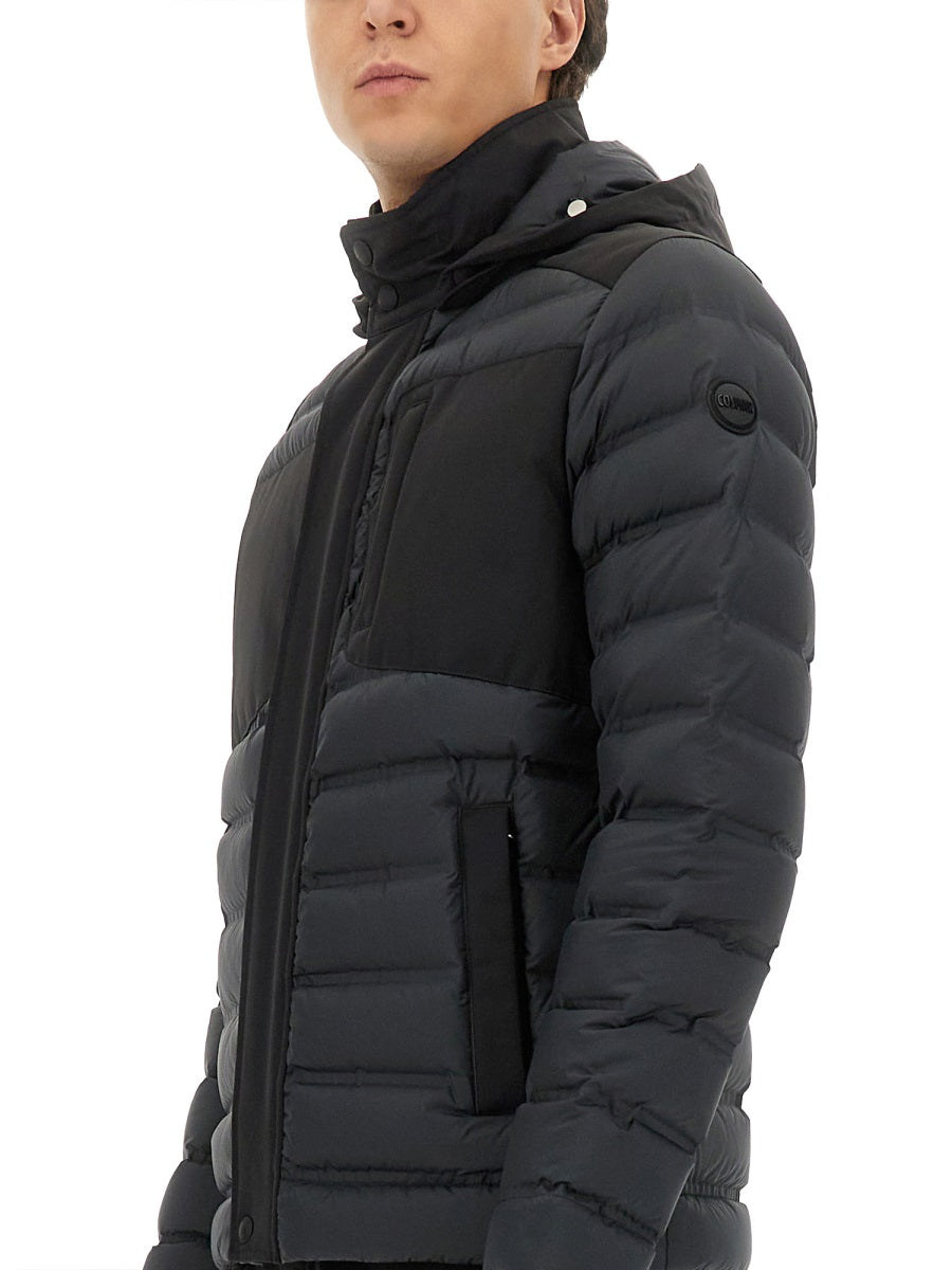 COLMAR Men's Down Jacket with Detachable Hood - Size 50