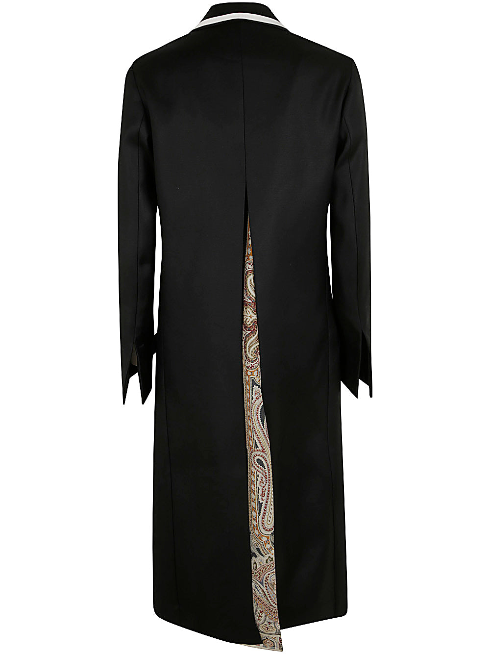 IBRIGU Vintage Foulard Style Contrast Back Raincoat for Women