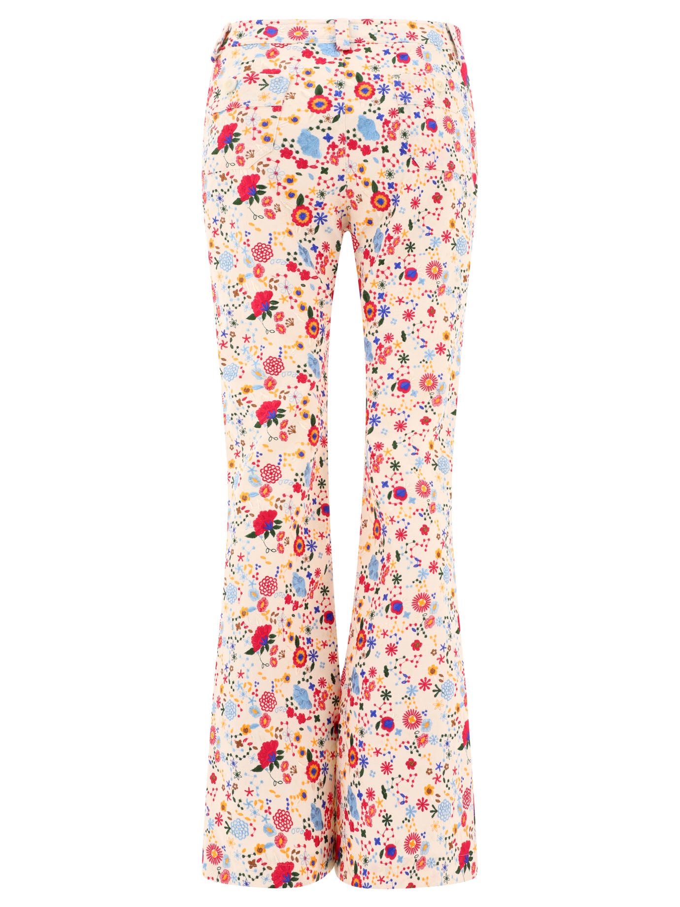 INES DE LA FRESSANGE Embroidered Trousers for Women - Charlotte Style