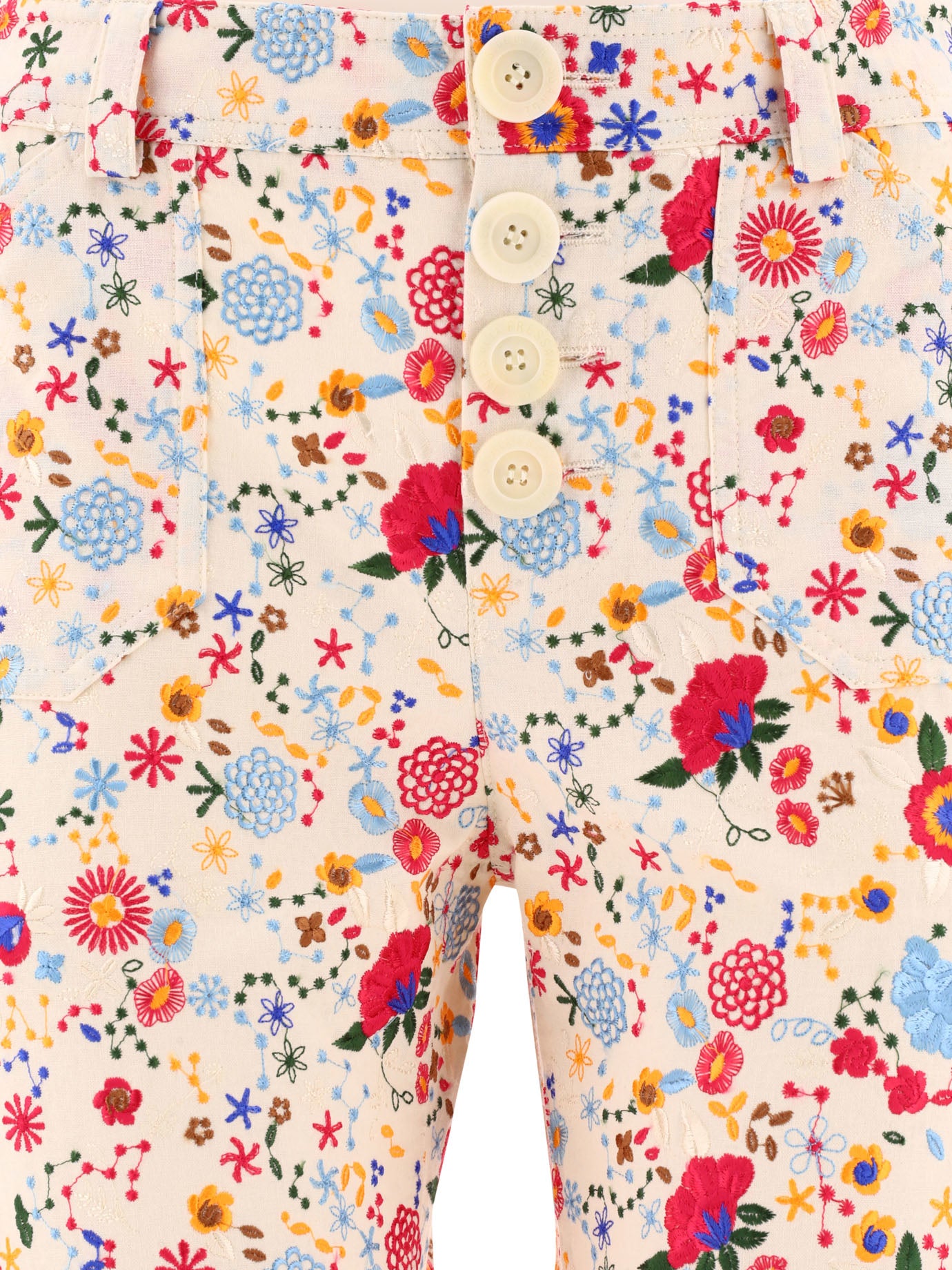 INES DE LA FRESSANGE Embroidered Trousers for Women - Charlotte Style