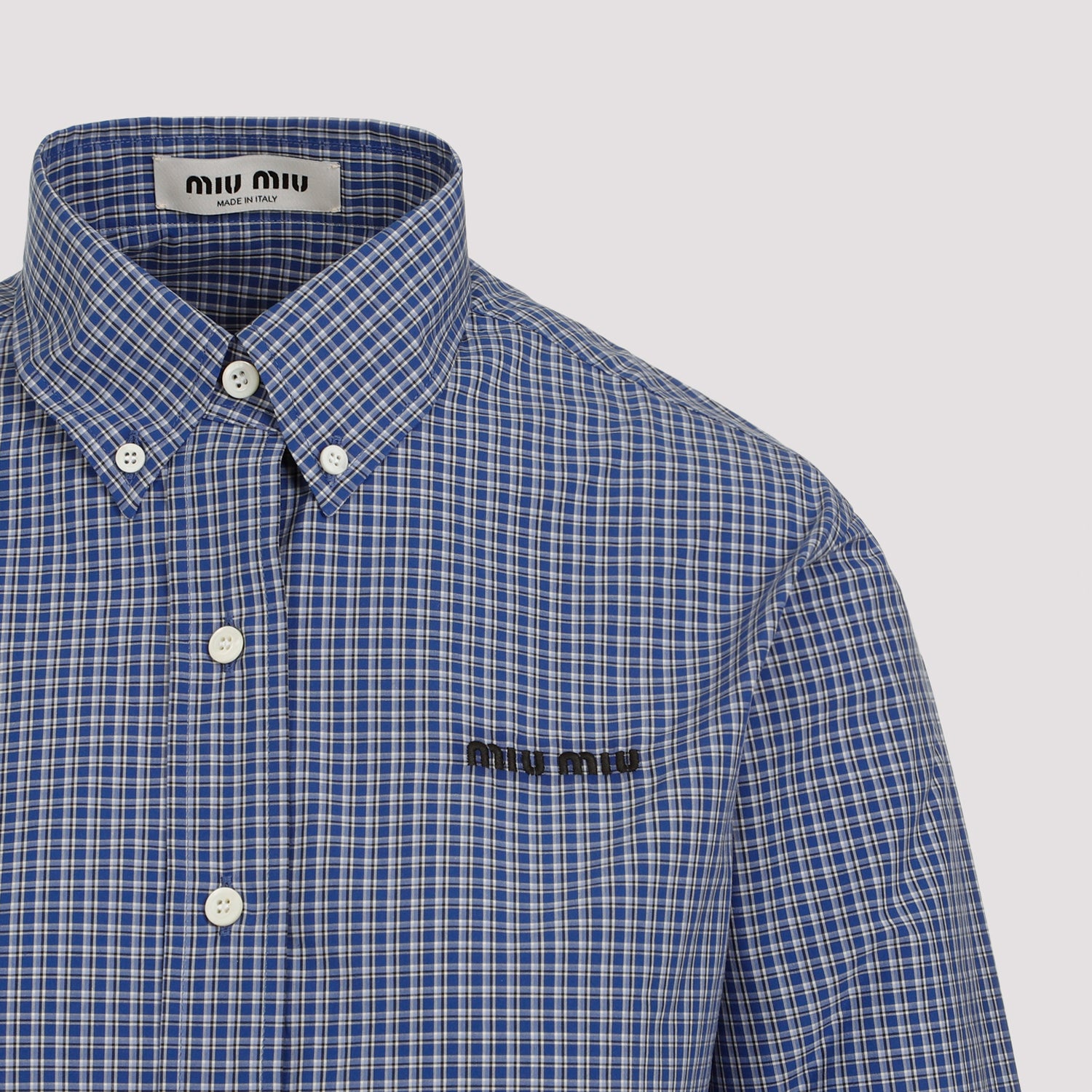 MIU MIU Classic Cotton Mini Shirt for Men