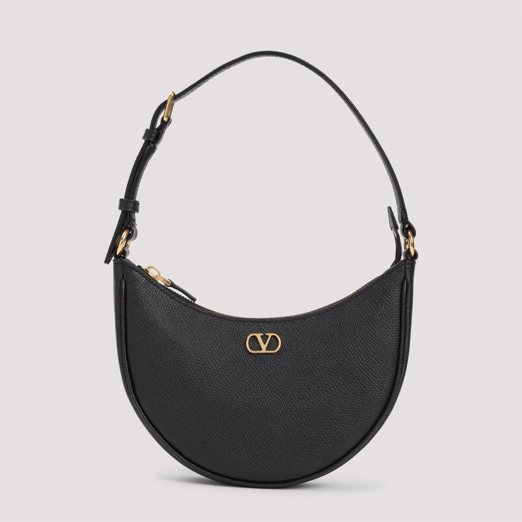 VALENTINO GARAVANI Mini Hobo Handbag with Signature V Logo