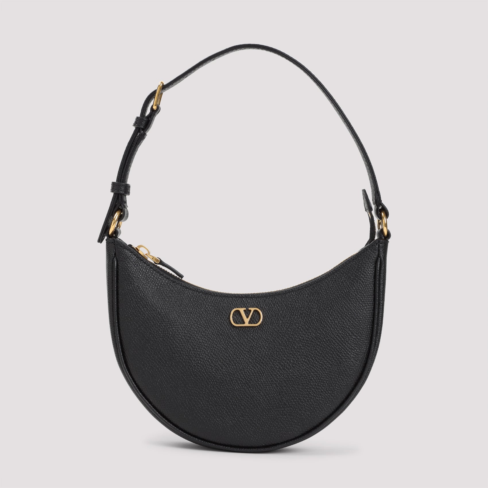 VALENTINO GARAVANI Mini Hobo Handbag with Signature V Logo