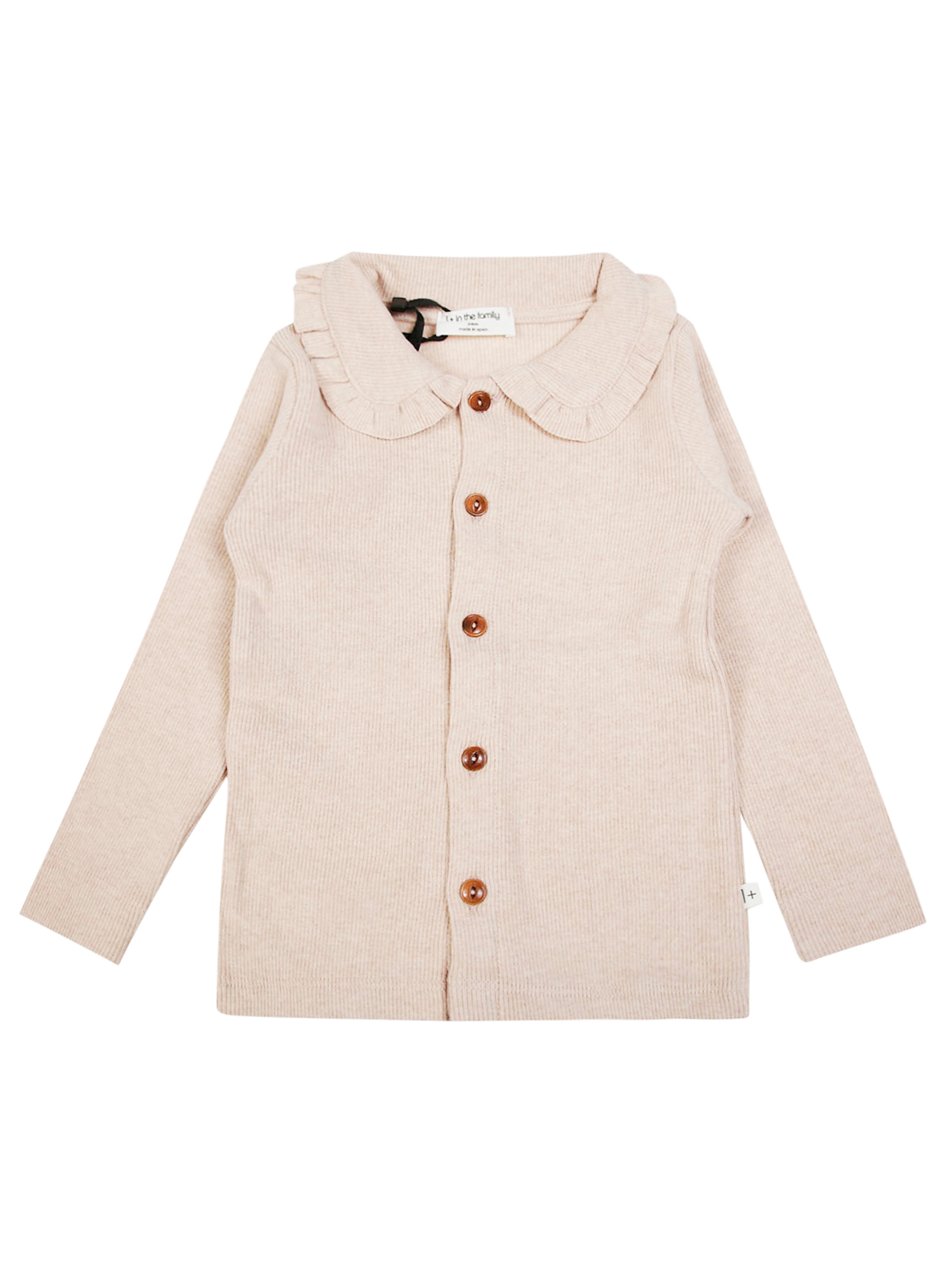 1+IN THE FAMILY Mini Gisela Collared Ribbed Shirt
