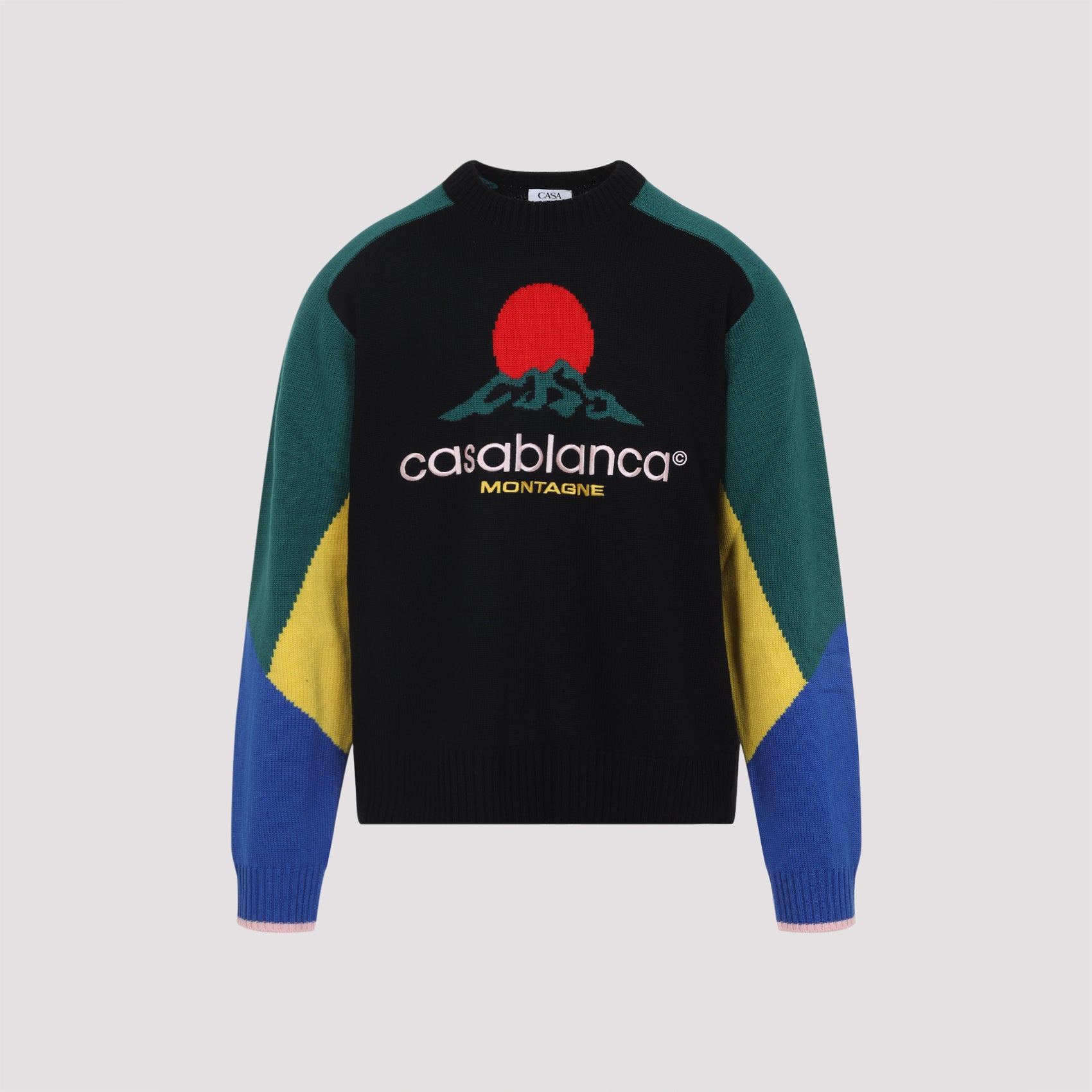 CASABLANCA Intarsia Pullover Sweater for Men