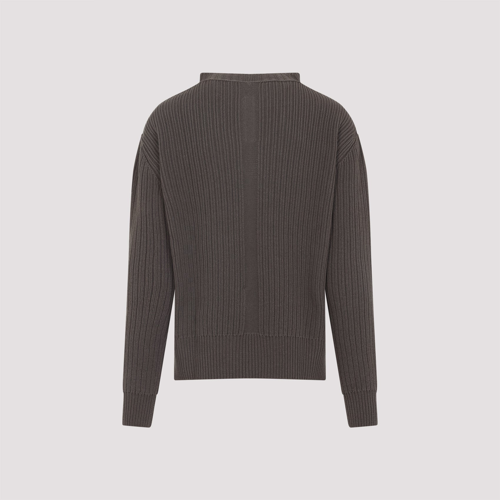 RICK OWENS Fisherman Round Neck Pullover for Men - Fall/Winter 2025