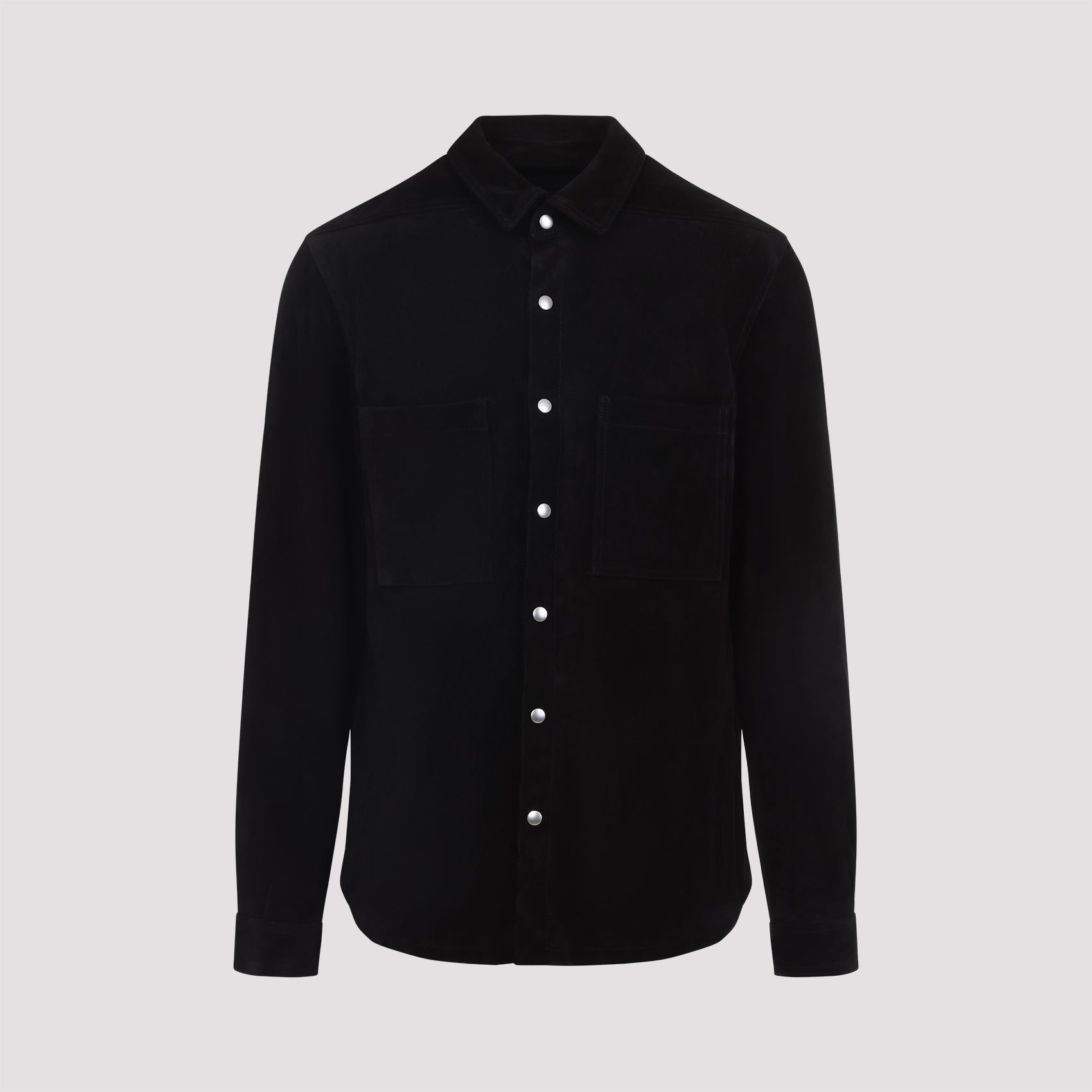 RICK OWENS Outershirt in Suede for Men - FW25 Collection