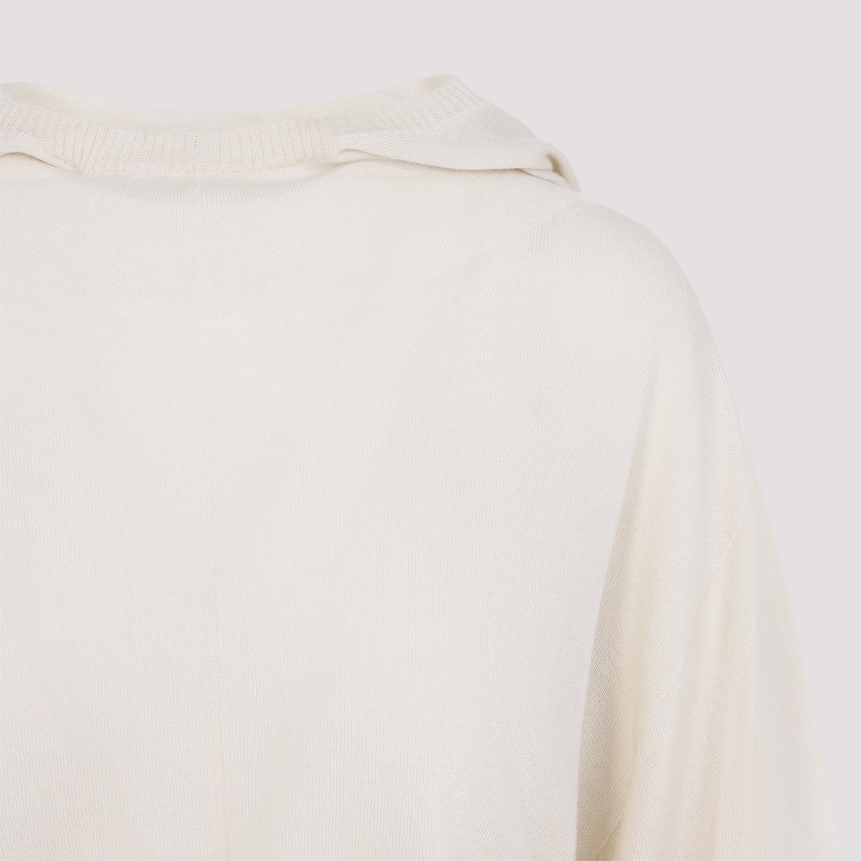 RICK OWENS Cropped Hooded Tunic Pullover