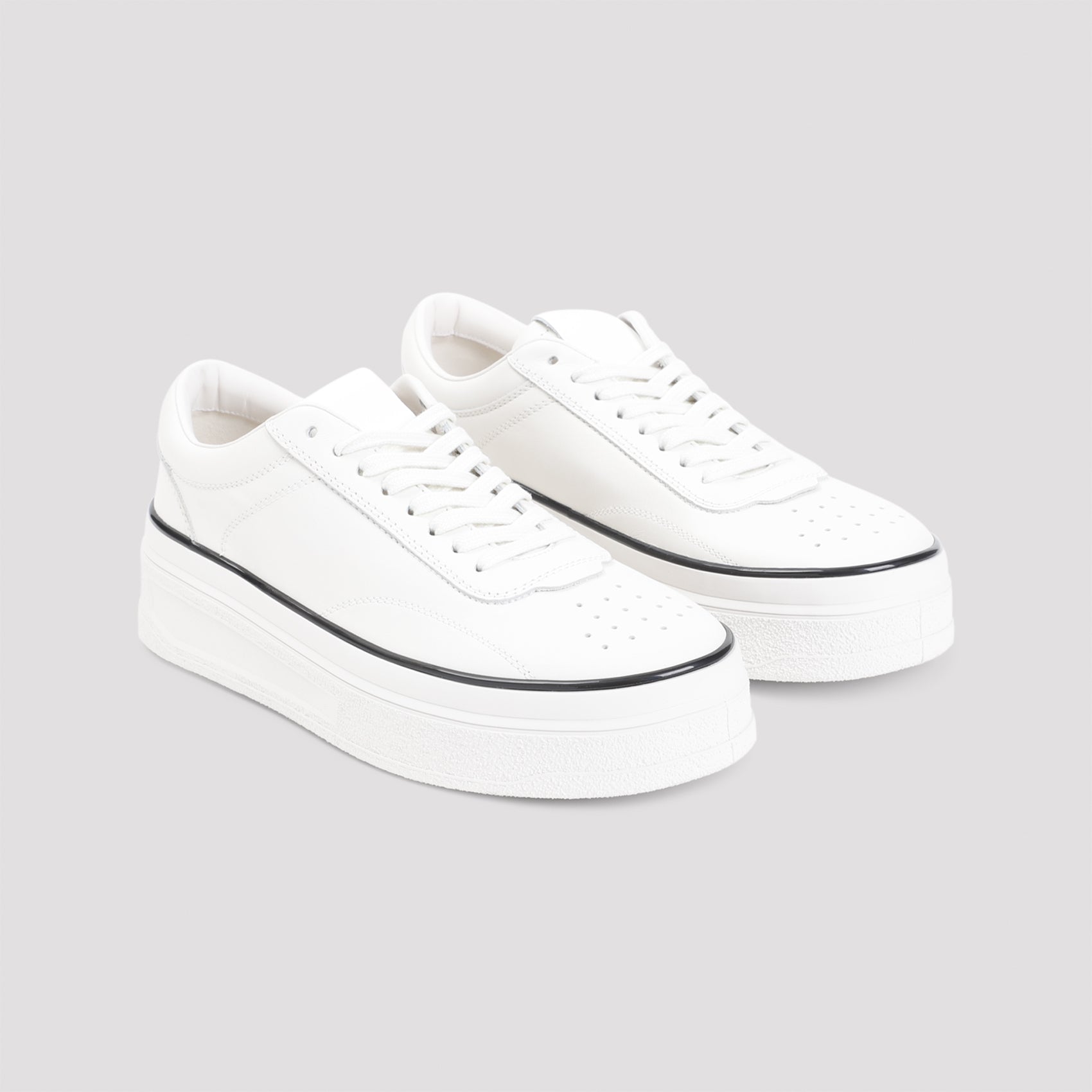 JIL SANDER Low Top Leather Sneaker