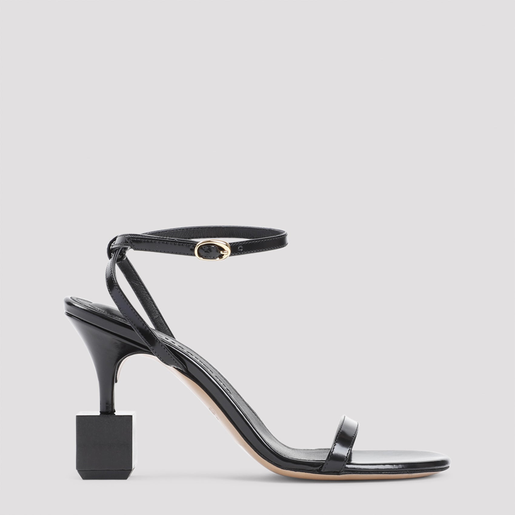 JACQUEMUS Men's Bisou Mini Sandals with 9cm Heel Height