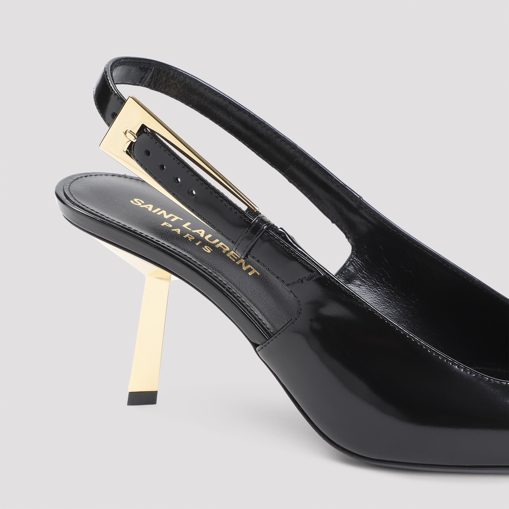 SAINT LAURENT Lee 75 Leather Pump