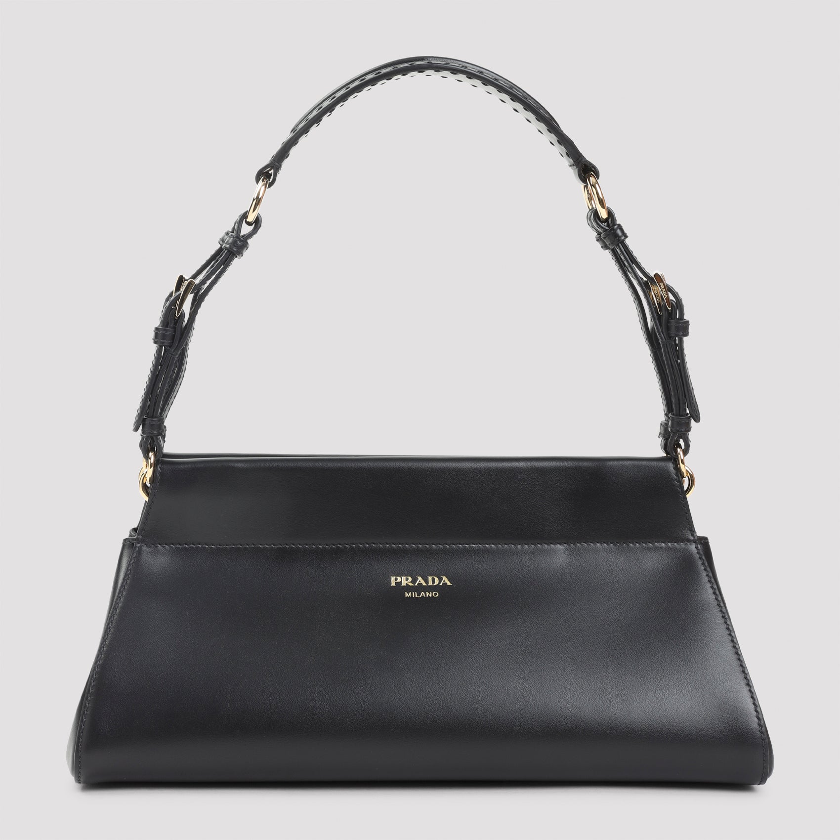 PRADA 100% Leather Handbag W:32cm H:17cm D:12cm