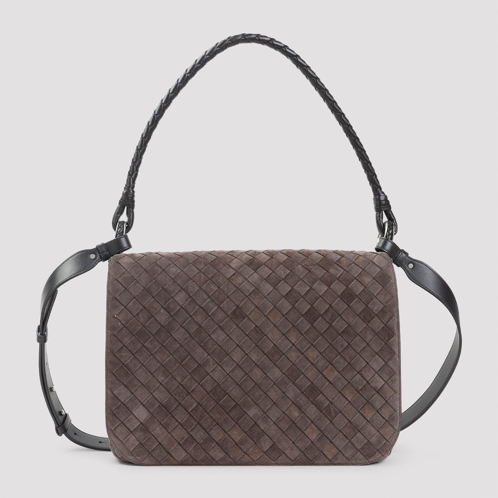 BOTTEGA VENETA Intrecciato Swing Shoulder Handbag - 35cm x 26cm x 7cm