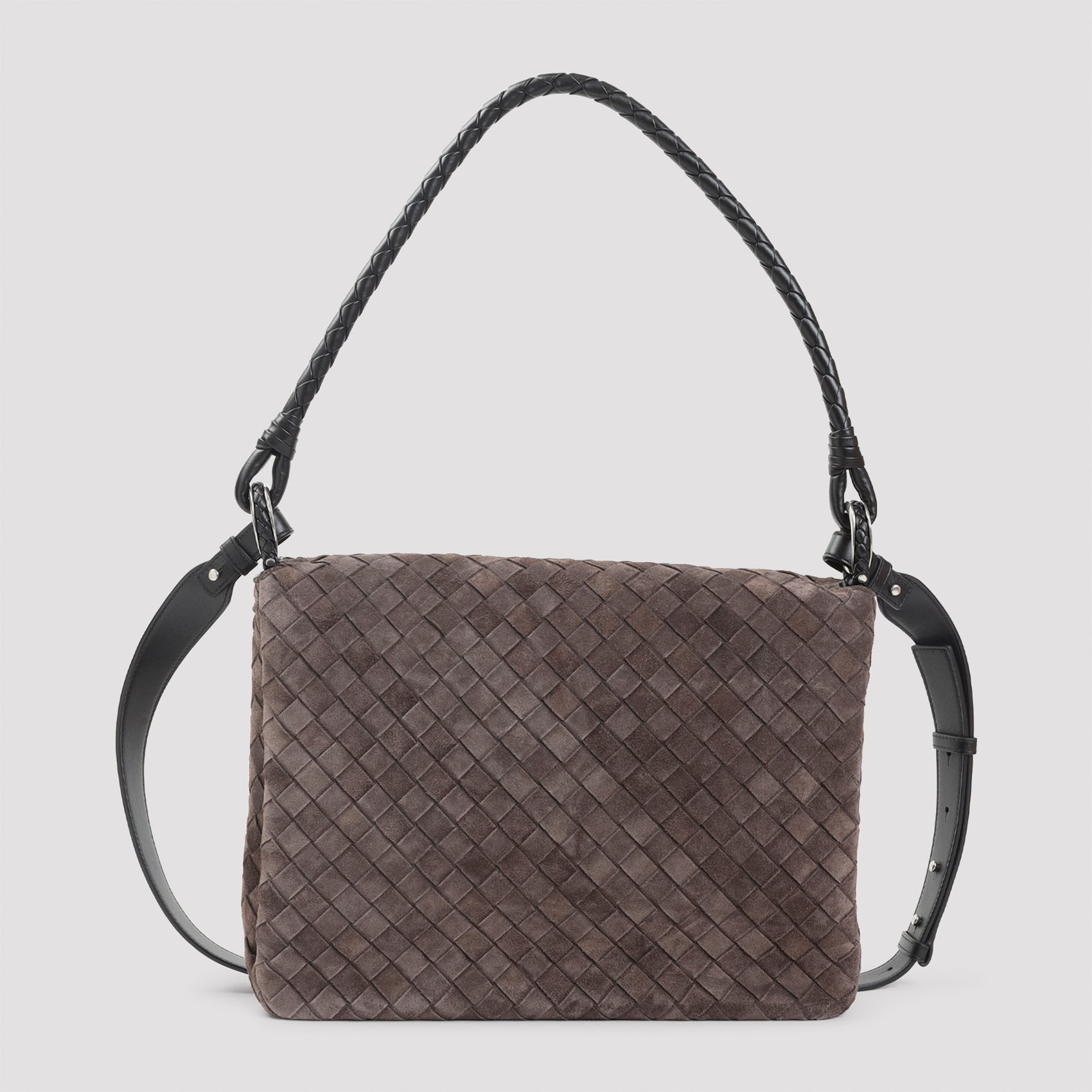 BOTTEGA VENETA Intrecciato Swing Shoulder Handbag - 35cm x 26cm x 7cm