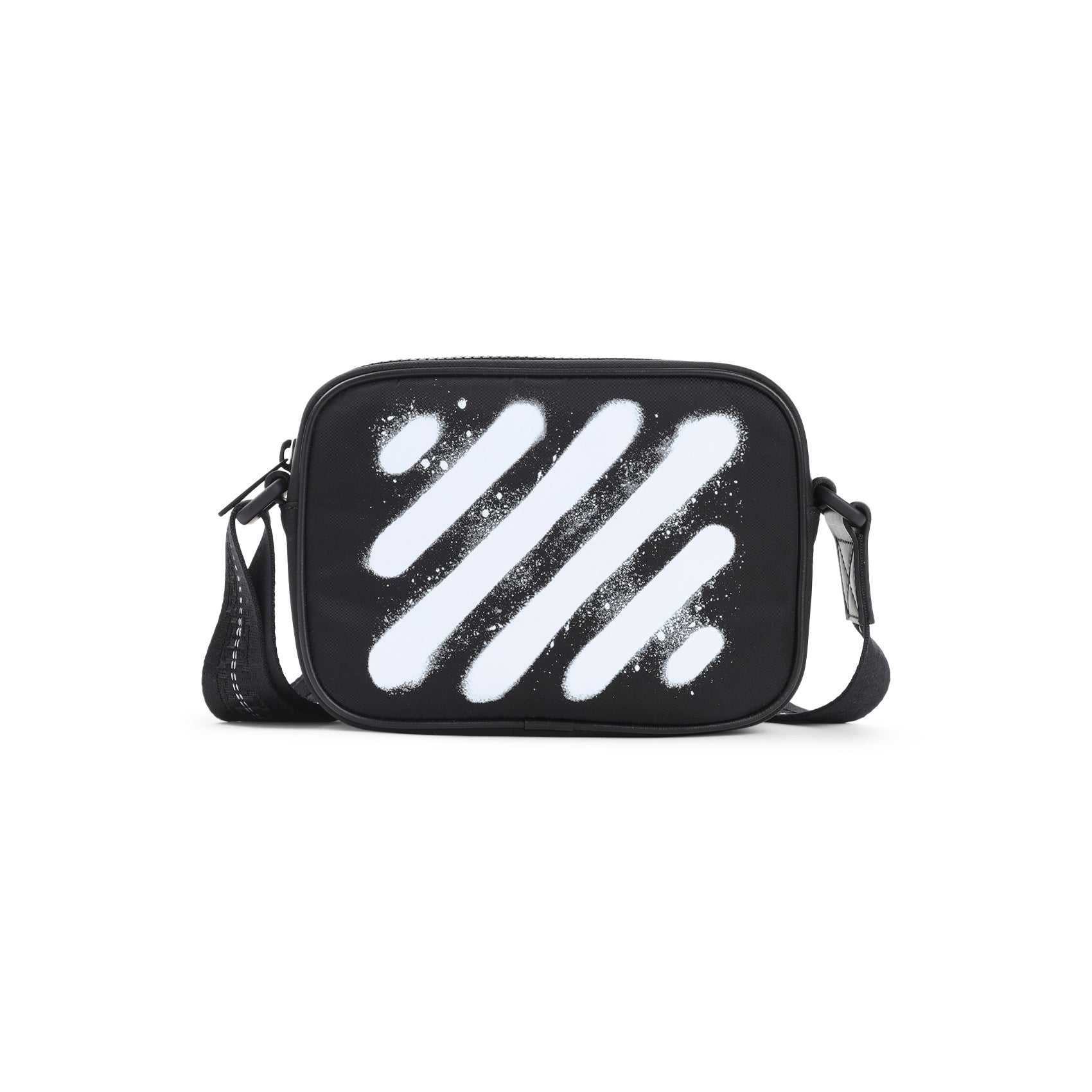 OFF WHITE Mini Diag Spray Camera Handbag - 19cm x 14cm x 6cm