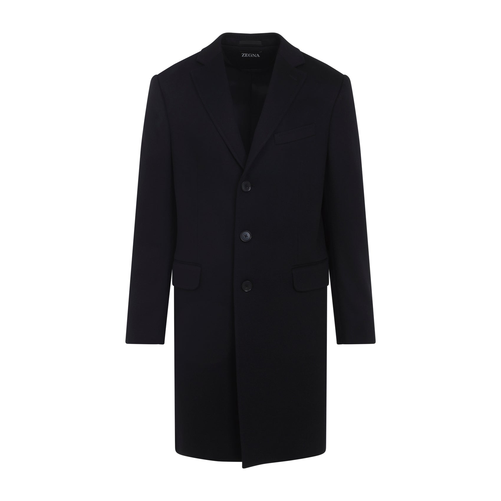 ZEGNA Men's Double Breasted Wool Jacket