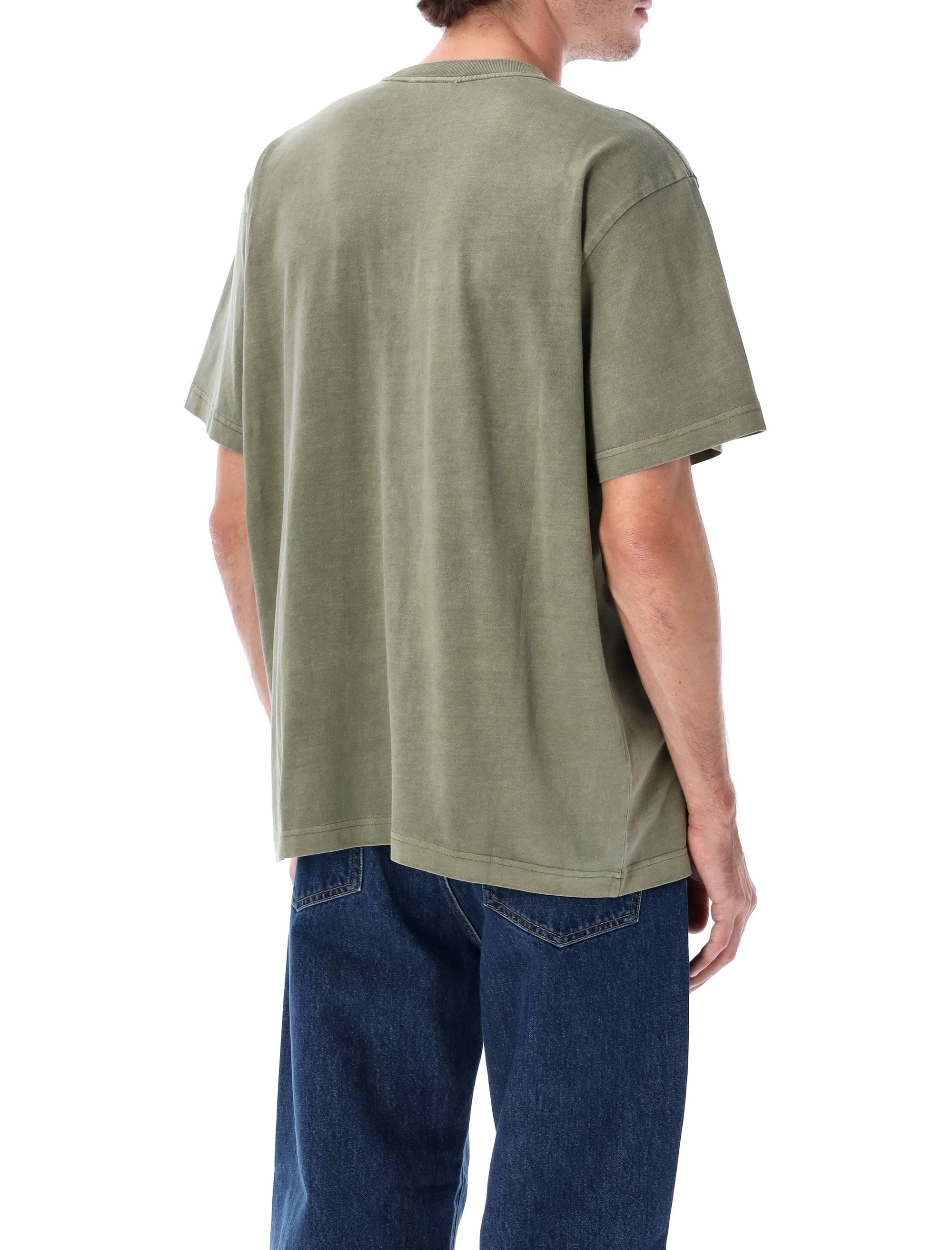 OBEY Lowercase Pigment Dyed Cotton T-Shirt - Regular Fit