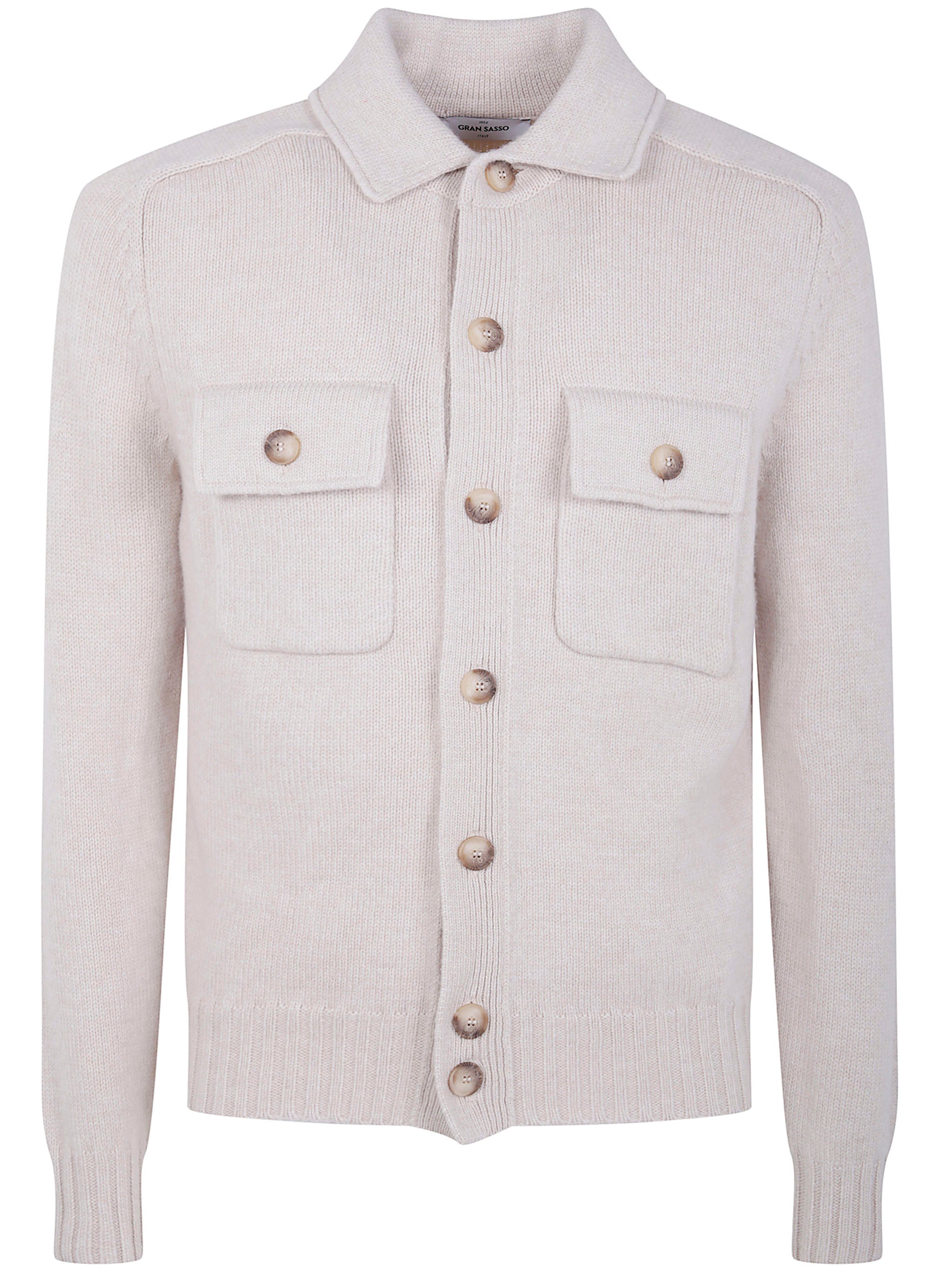 GRAN SASSO Safari Pockets Shirt Jacket for Men