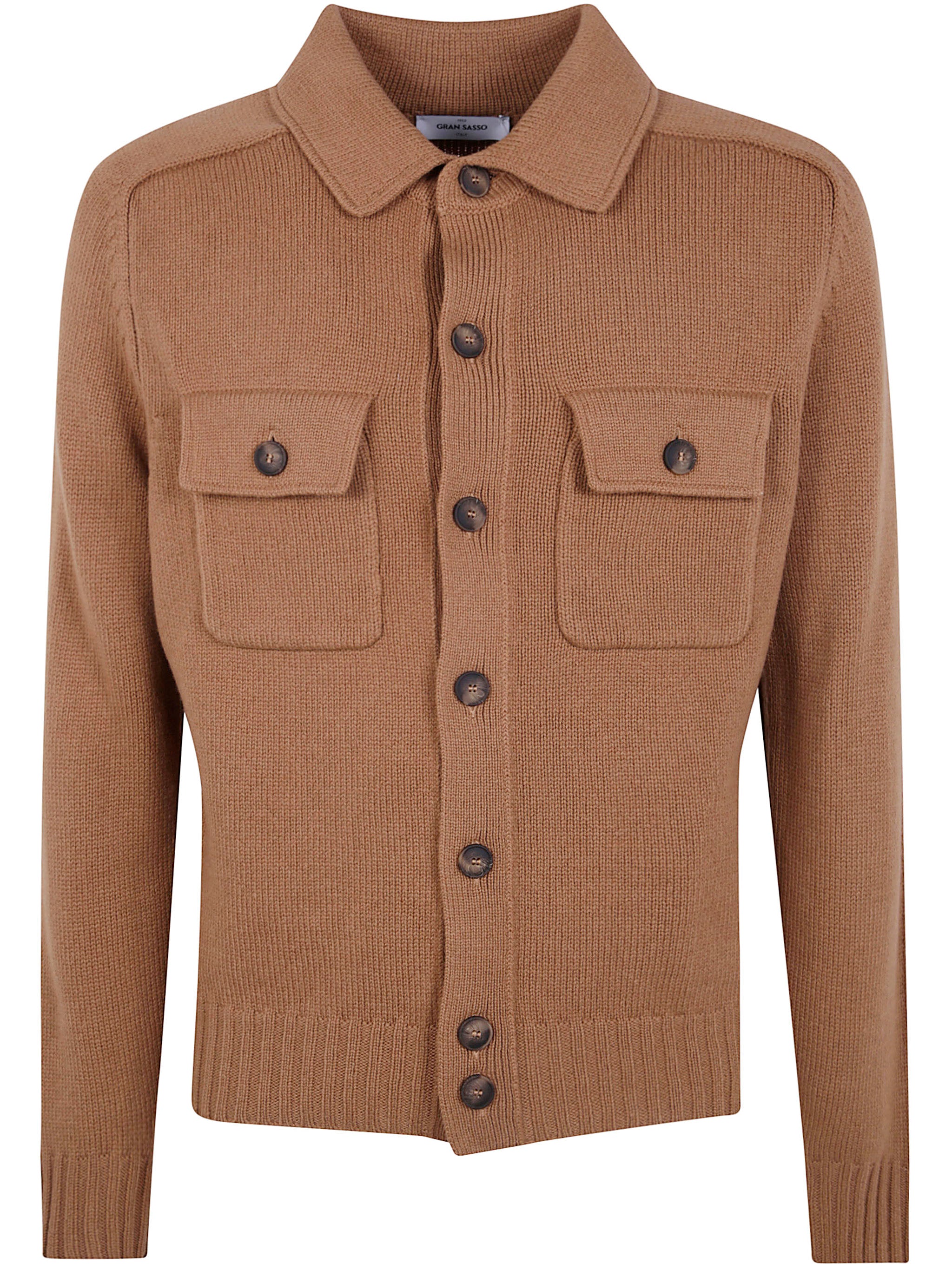 GRAN SASSO Men's Safari Pockets Shirt Jacket