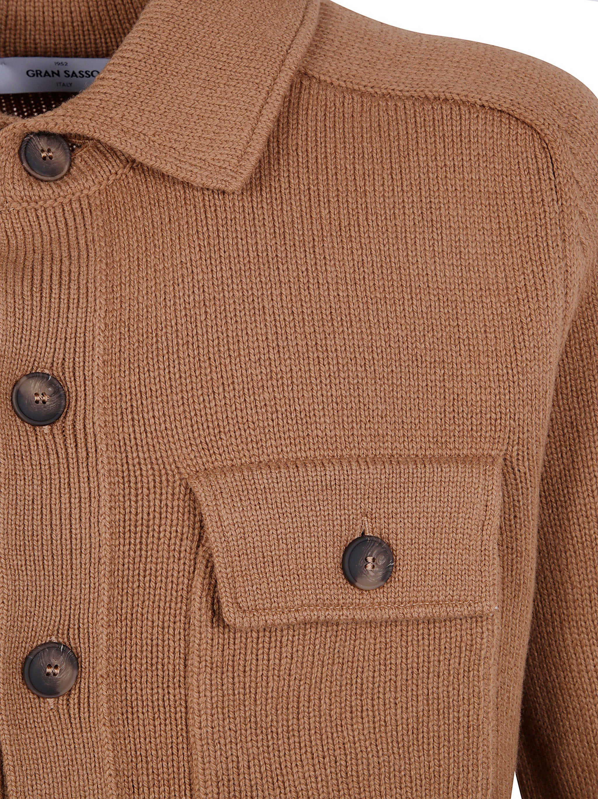 GRAN SASSO Men's Safari Pockets Shirt Jacket