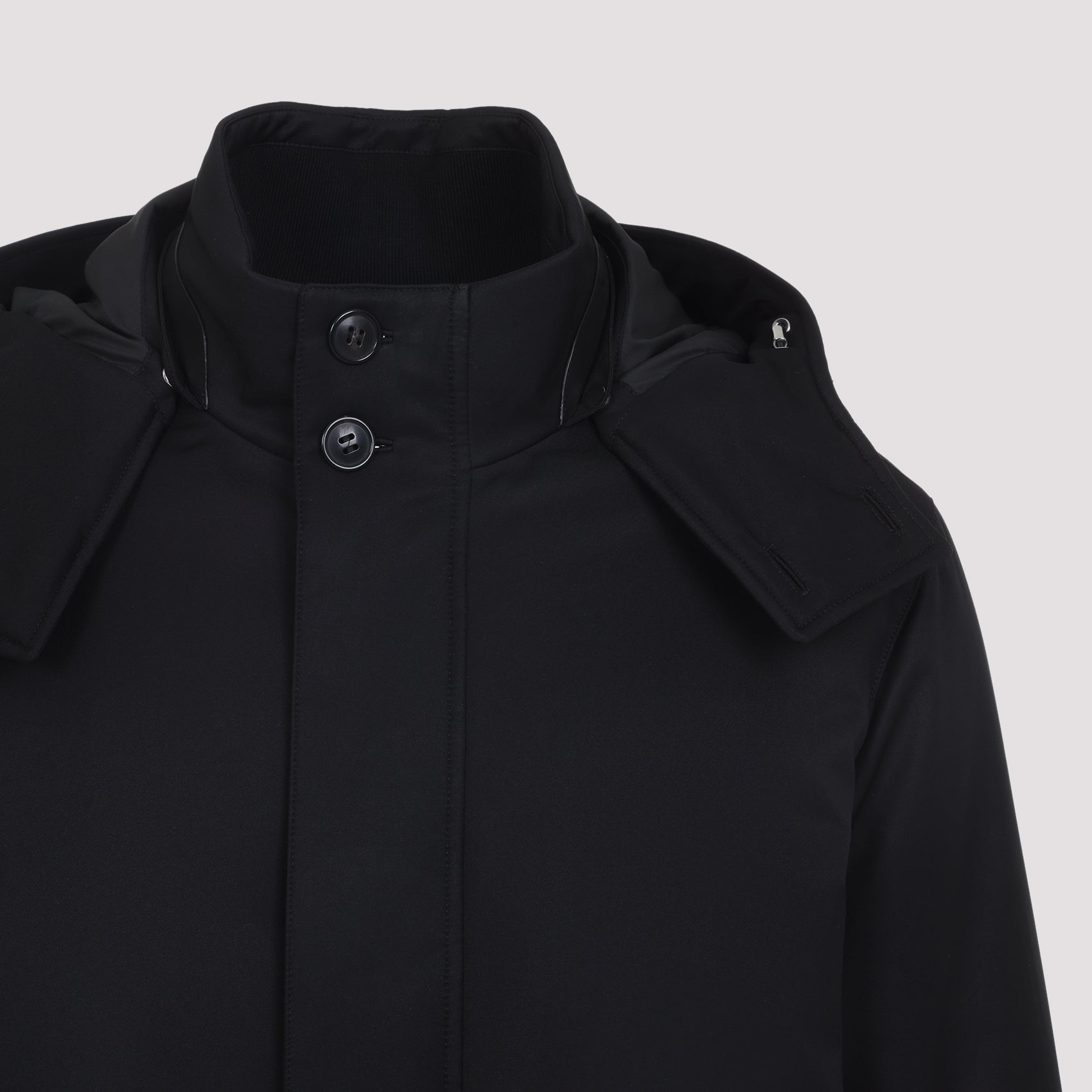 ZEGNA Men's Microfiber Twill Parka